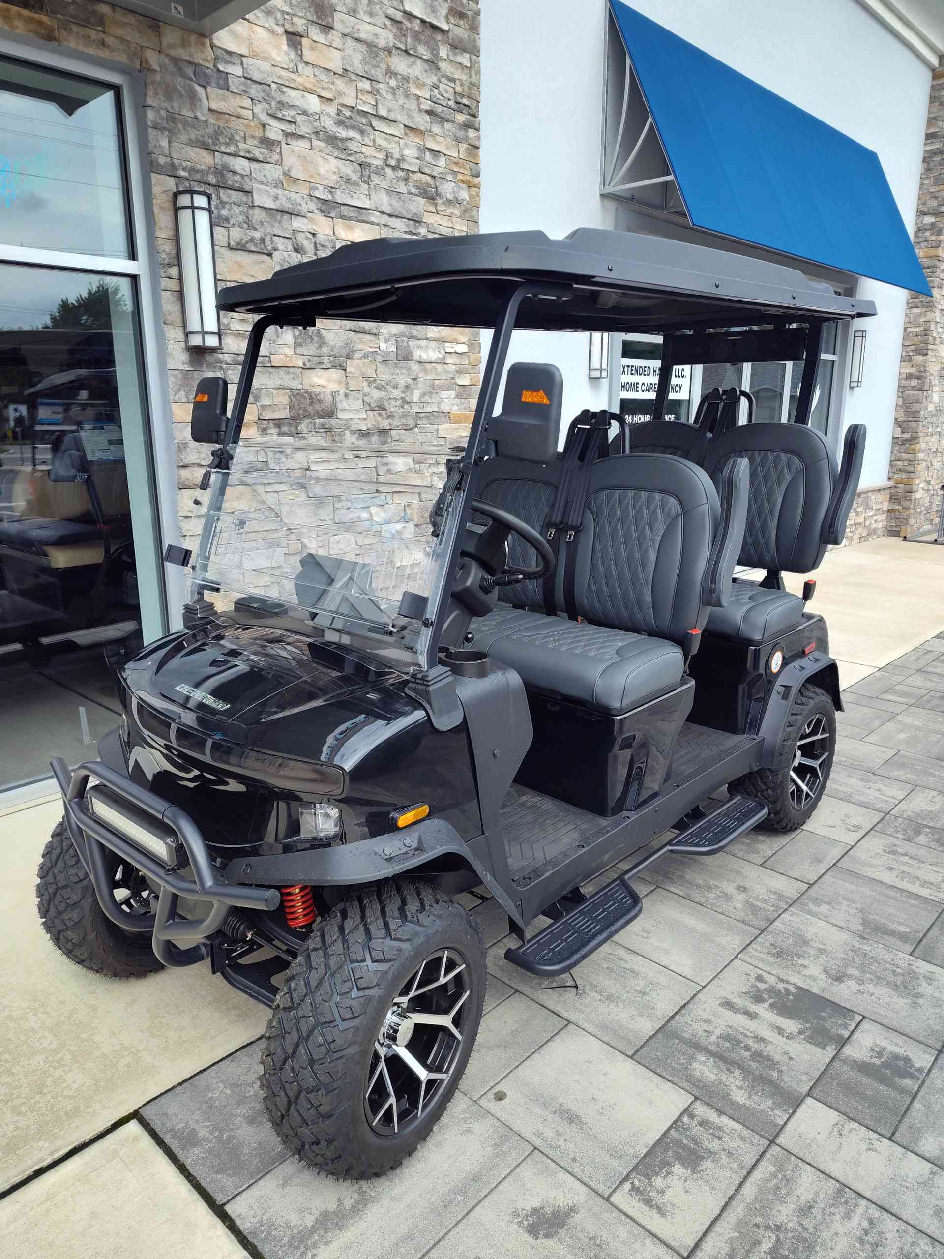 2026 Denago Rover XL Black golf cart for sale in Bayville, NJ — July 4th Golf Cart Sales Event