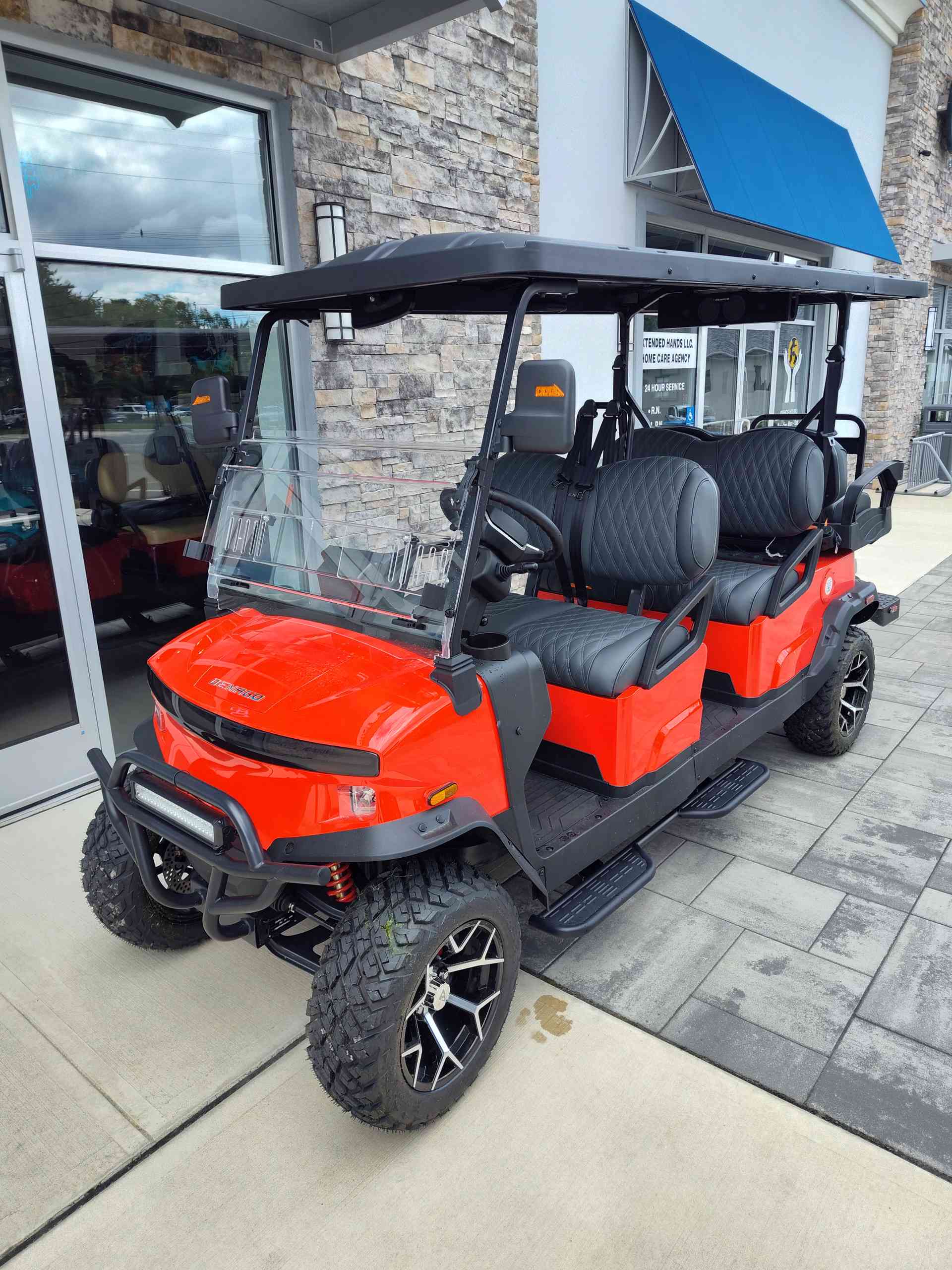 2026 Denago Rover XL6 Scarlet golf cart for sale in Bayville, NJ — July 4th Golf Cart Sales Event