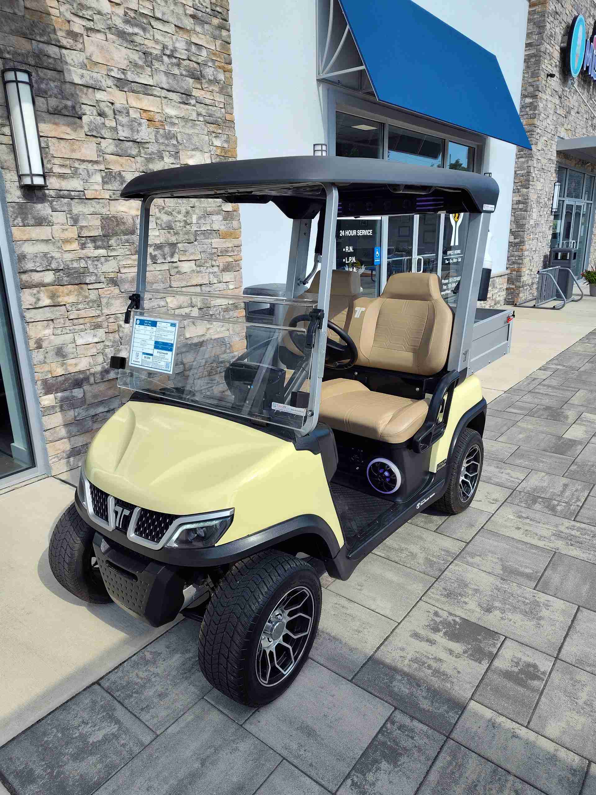 Used 2025 Tara Spirit Plus Golf Cart in Beige for sale at TIGON Bayville, NJ
