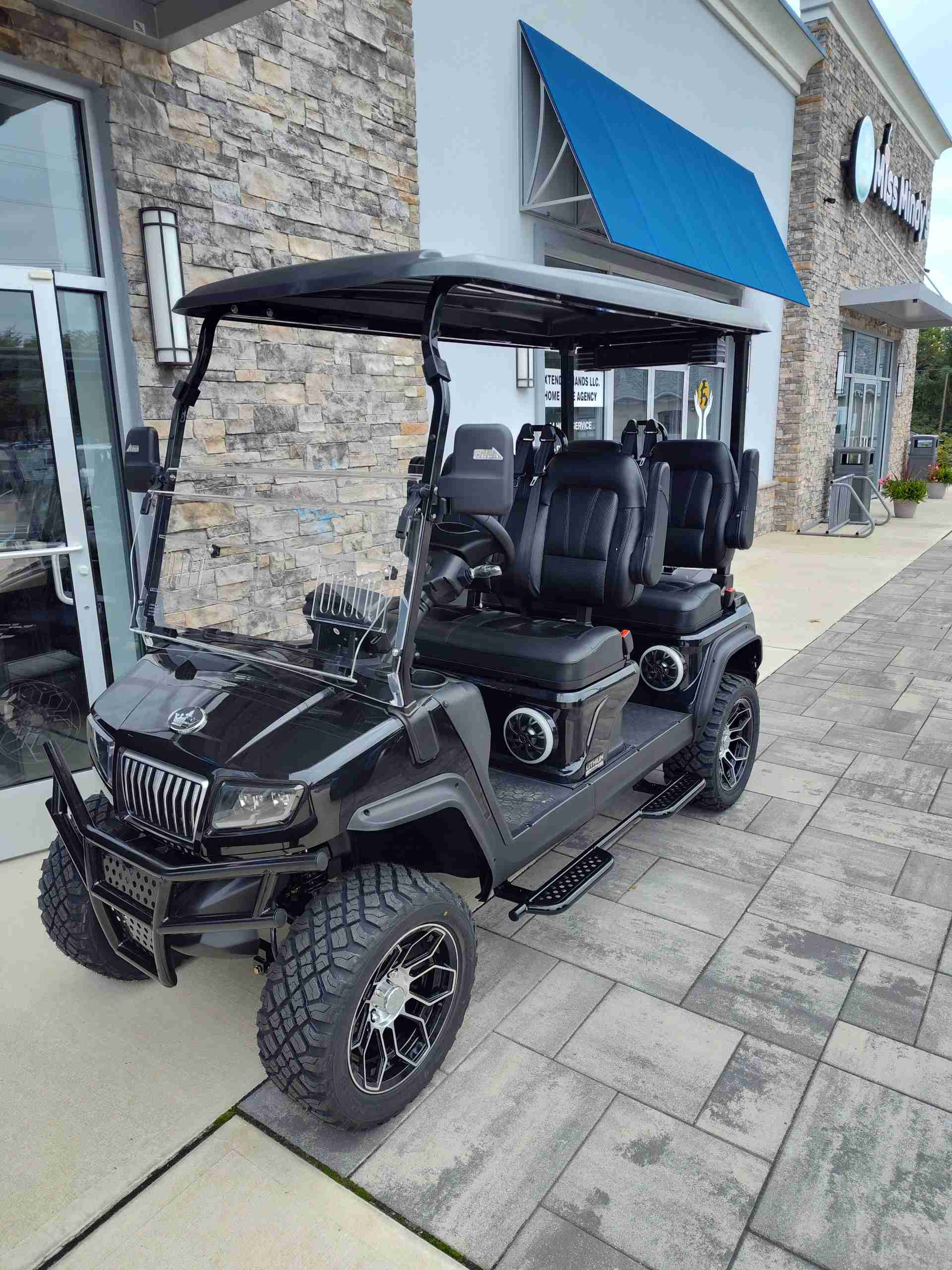 2027 Evolution D5 Maverick 4 PLUS Golf Cart in Black for sale at TIGON Bayville, NJ