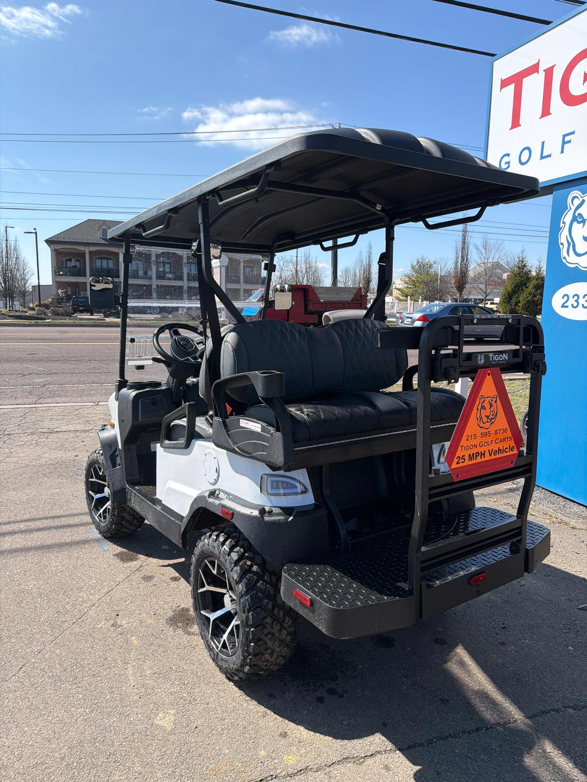 2026 Denago Nomad XL White golf cart in White — photo 3 of 4, Hatfield, PA