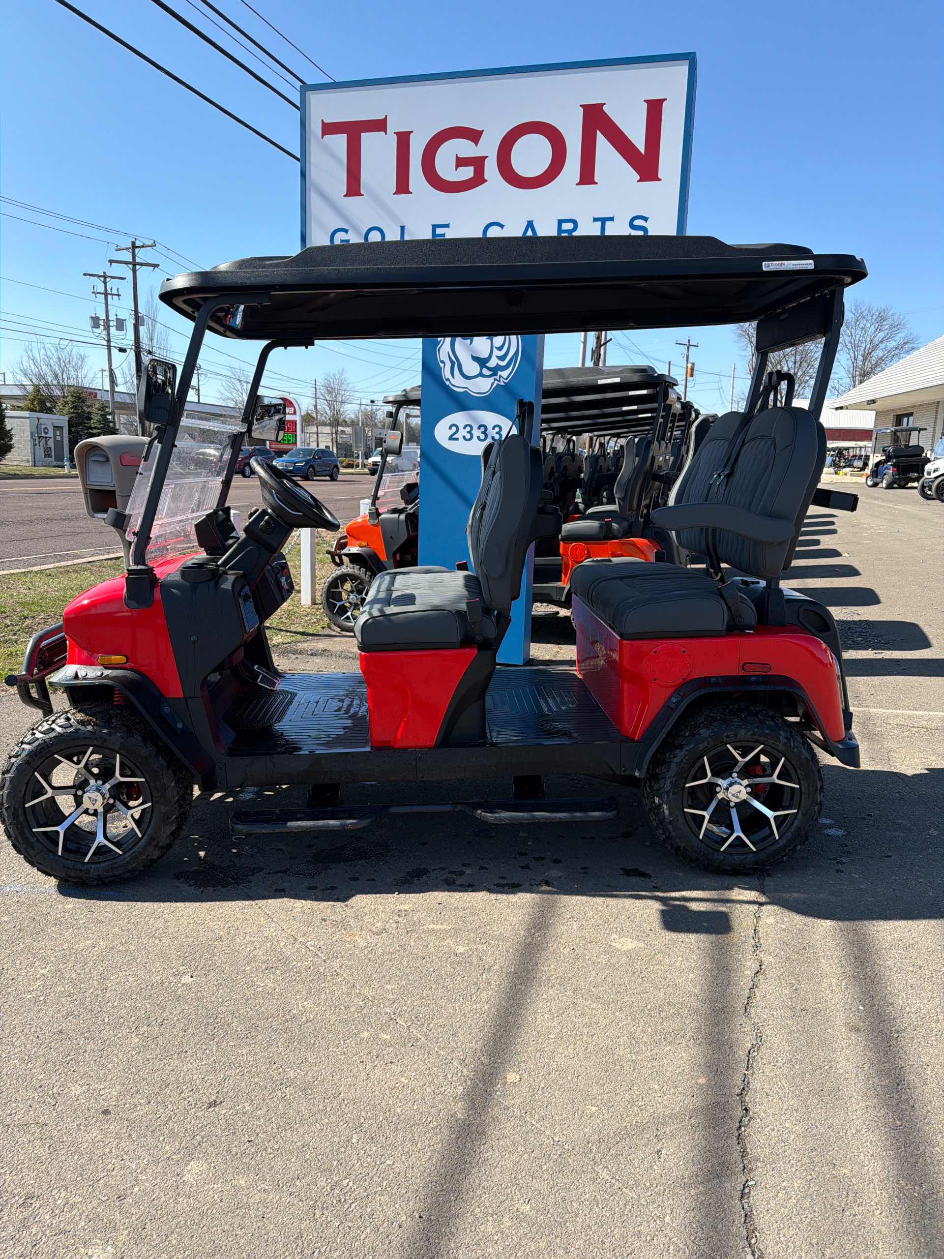 2026 Denago Rover XL Scarlet golf cart in Scarlet — photo 2 of 4, Hatfield, PA