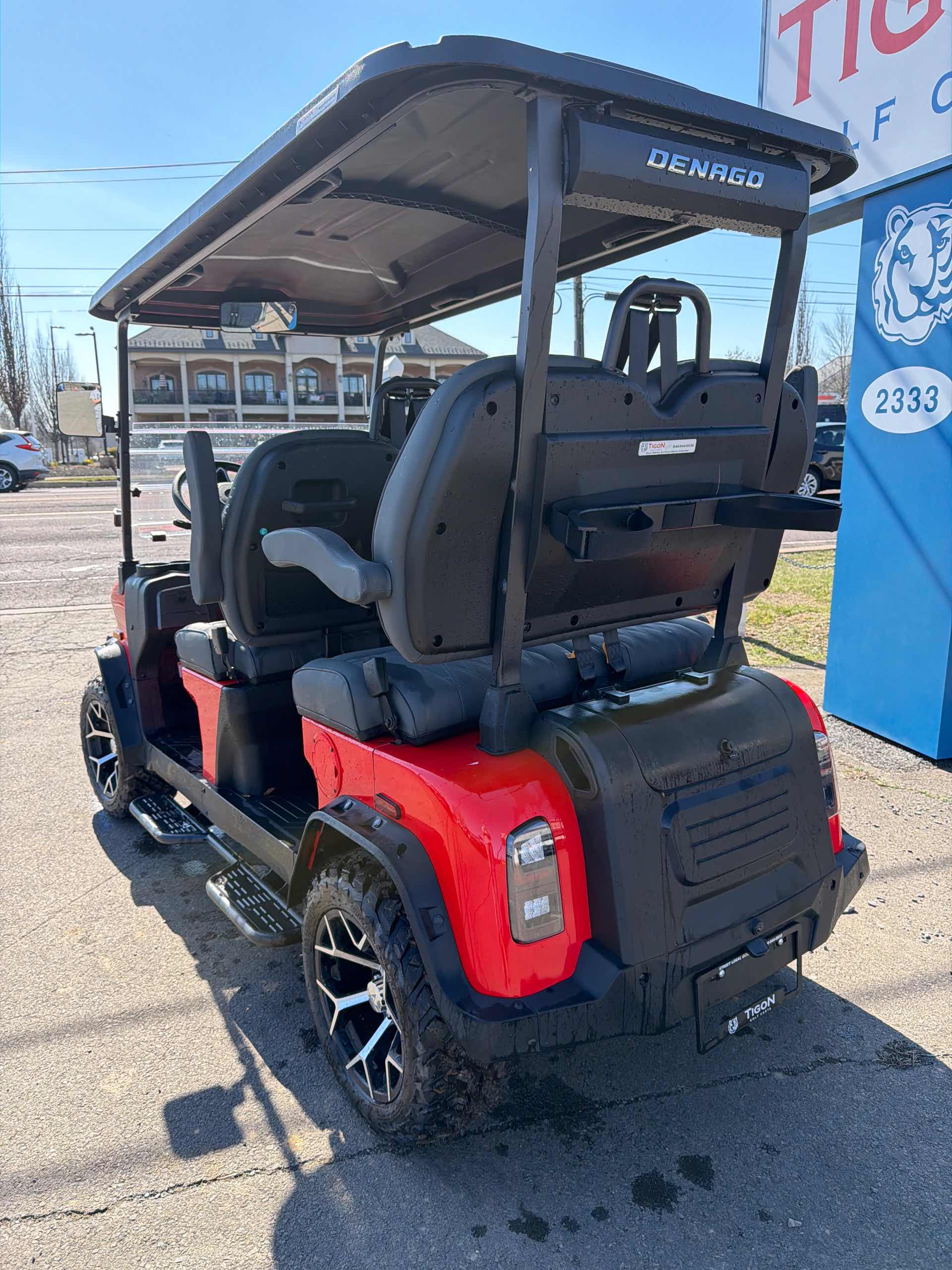 2026 Denago Rover XL Scarlet golf cart in Scarlet — photo 3 of 4, Hatfield, PA