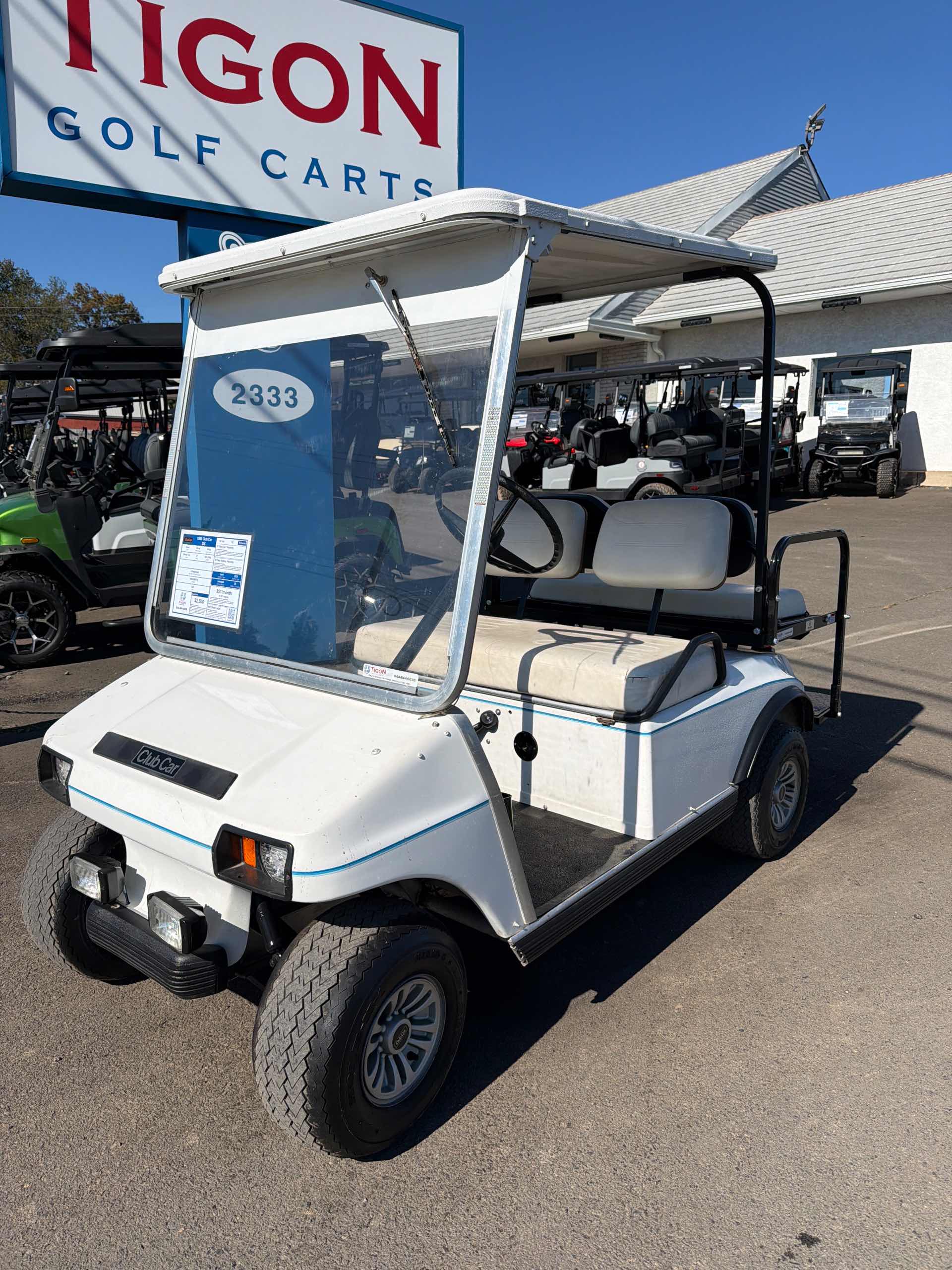Used 1985 Club Car DS Golf Cart in White for sale at TIGON Hatfield, PA