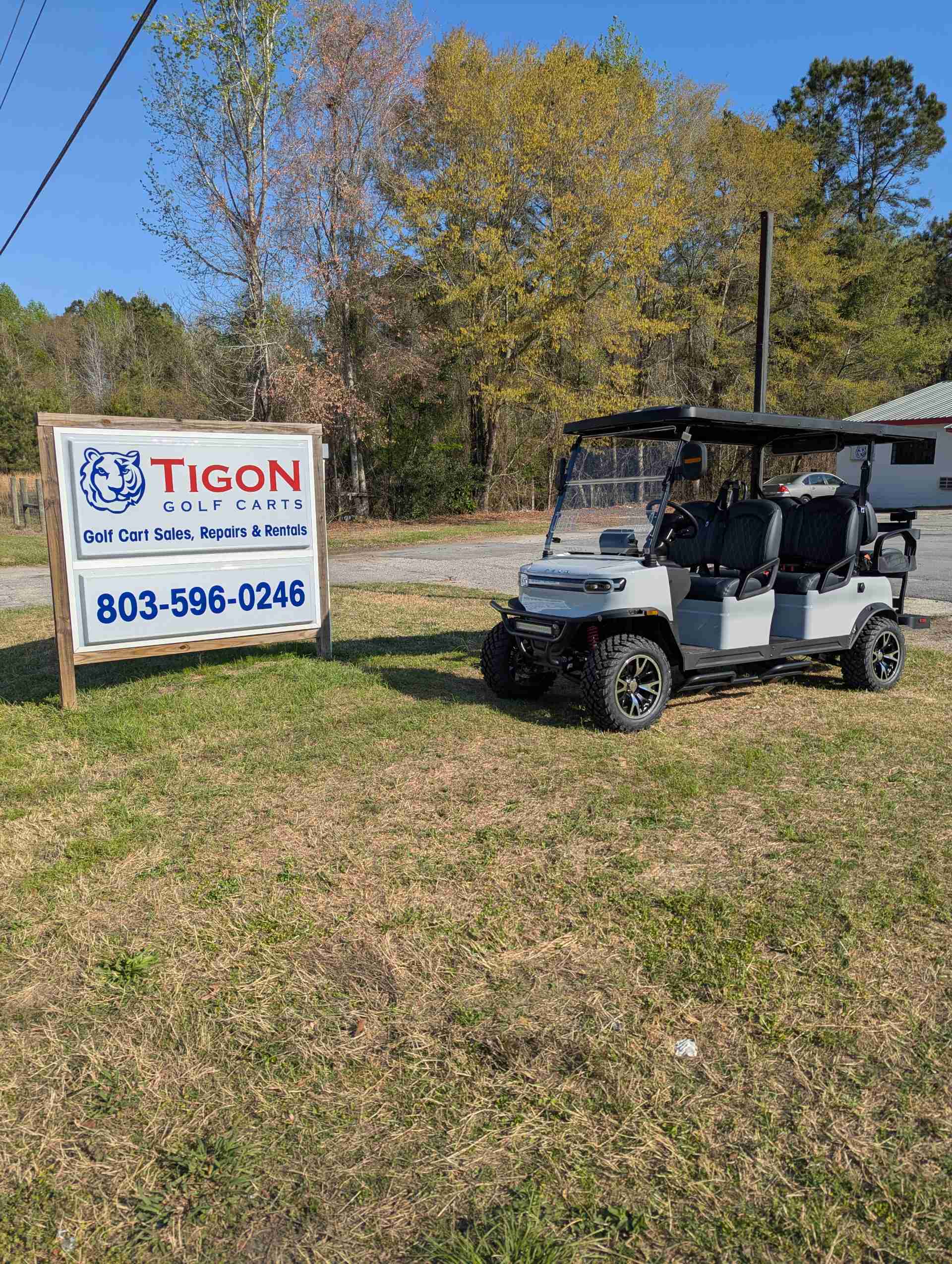 2026 TEKO EV TROPHY PLUS Golf Cart in Moonlight White
