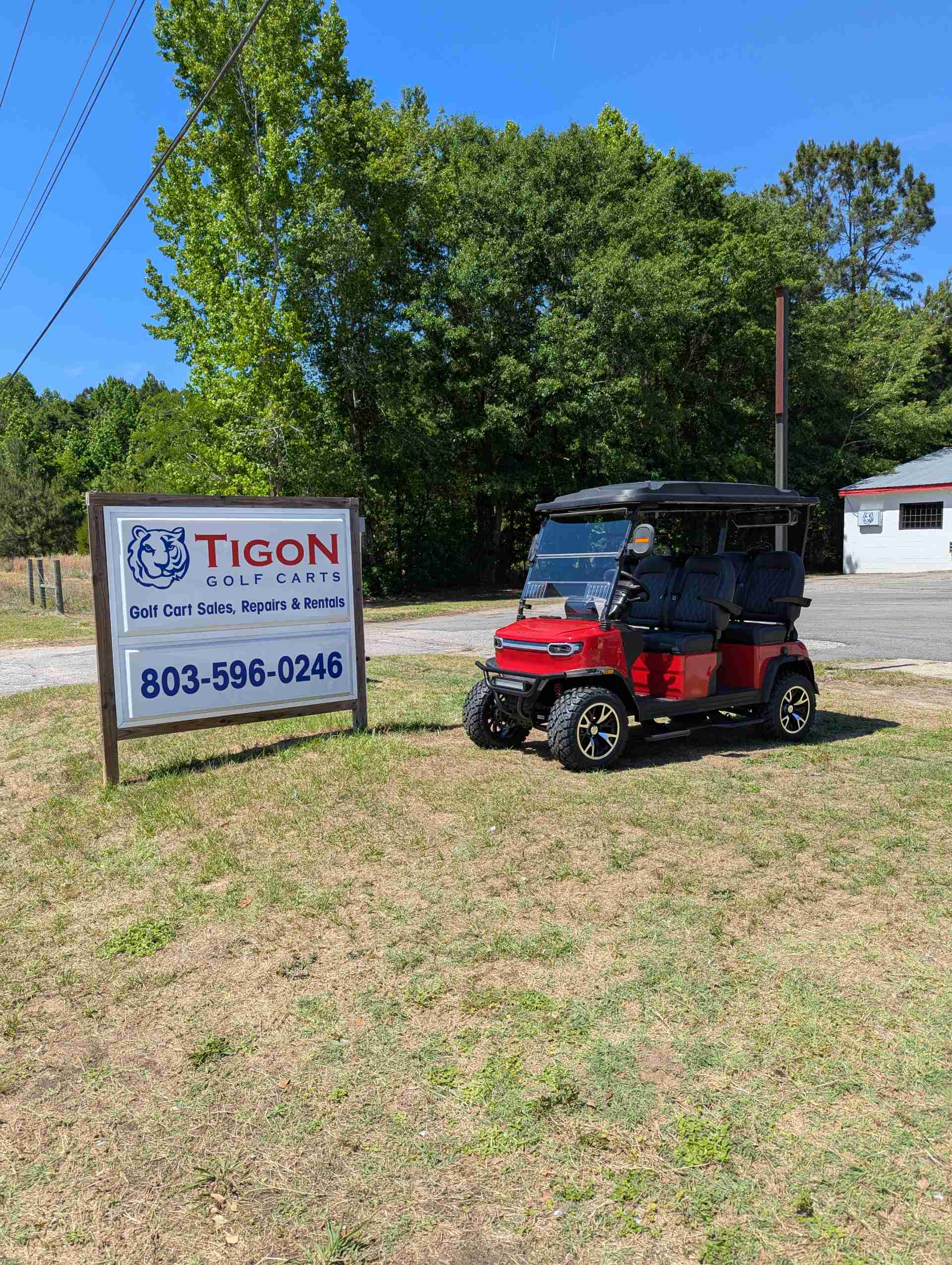 2026 TEKO EV TROPHY Golf Cart in Torch Red