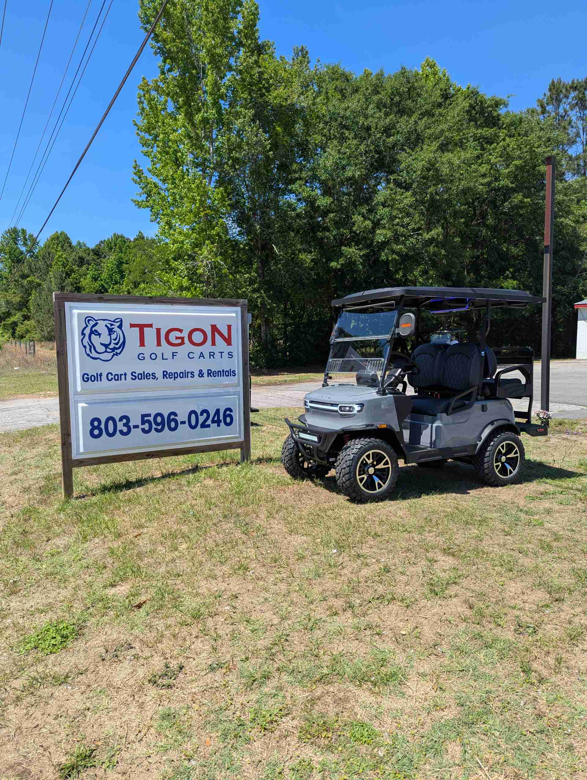 2026 TEKO EV TURBO Golf Cart in Nardo Gray