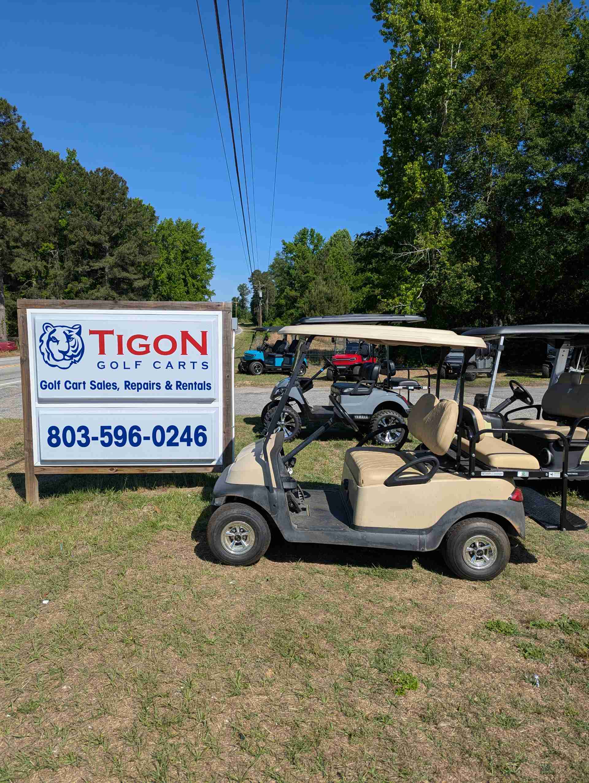 2015 Club Car Precedent Beige image 2