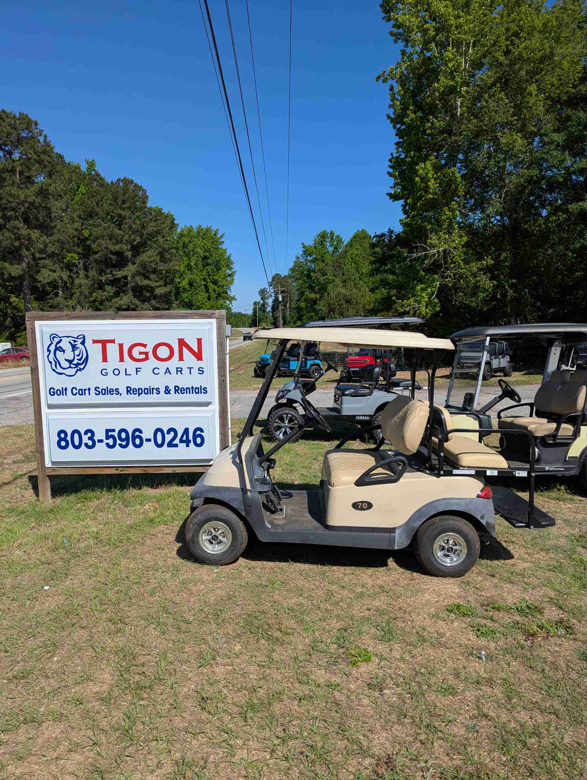 2015 Club Car Precedent Beige image 2