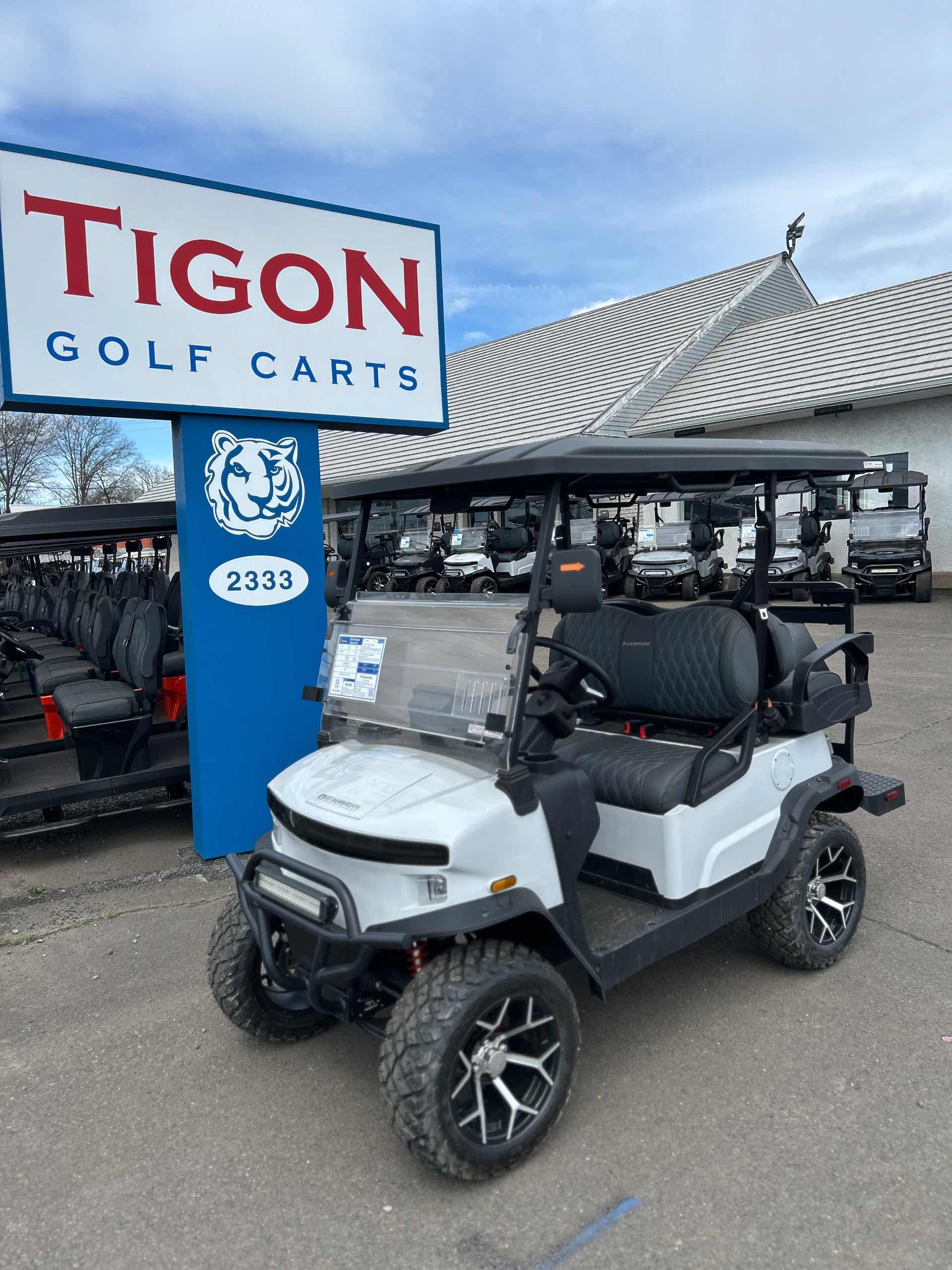 2026 Denago Nomad XL White golf cart for sale in Hatfield, PA — July 4th Golf Cart Sales Event