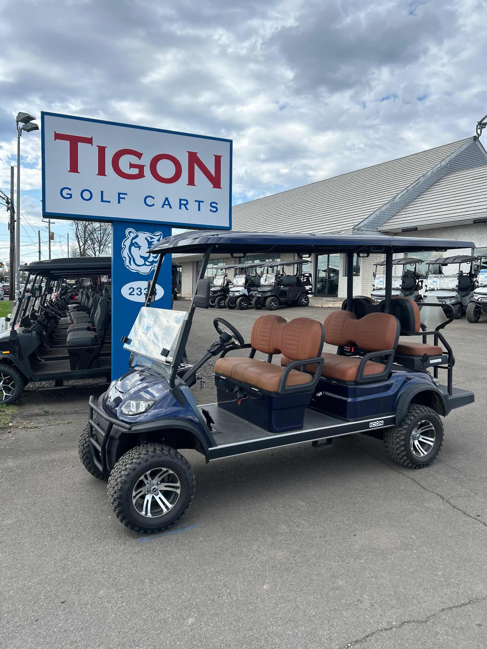 2024 Icon G60L Golf Cart in Indigo