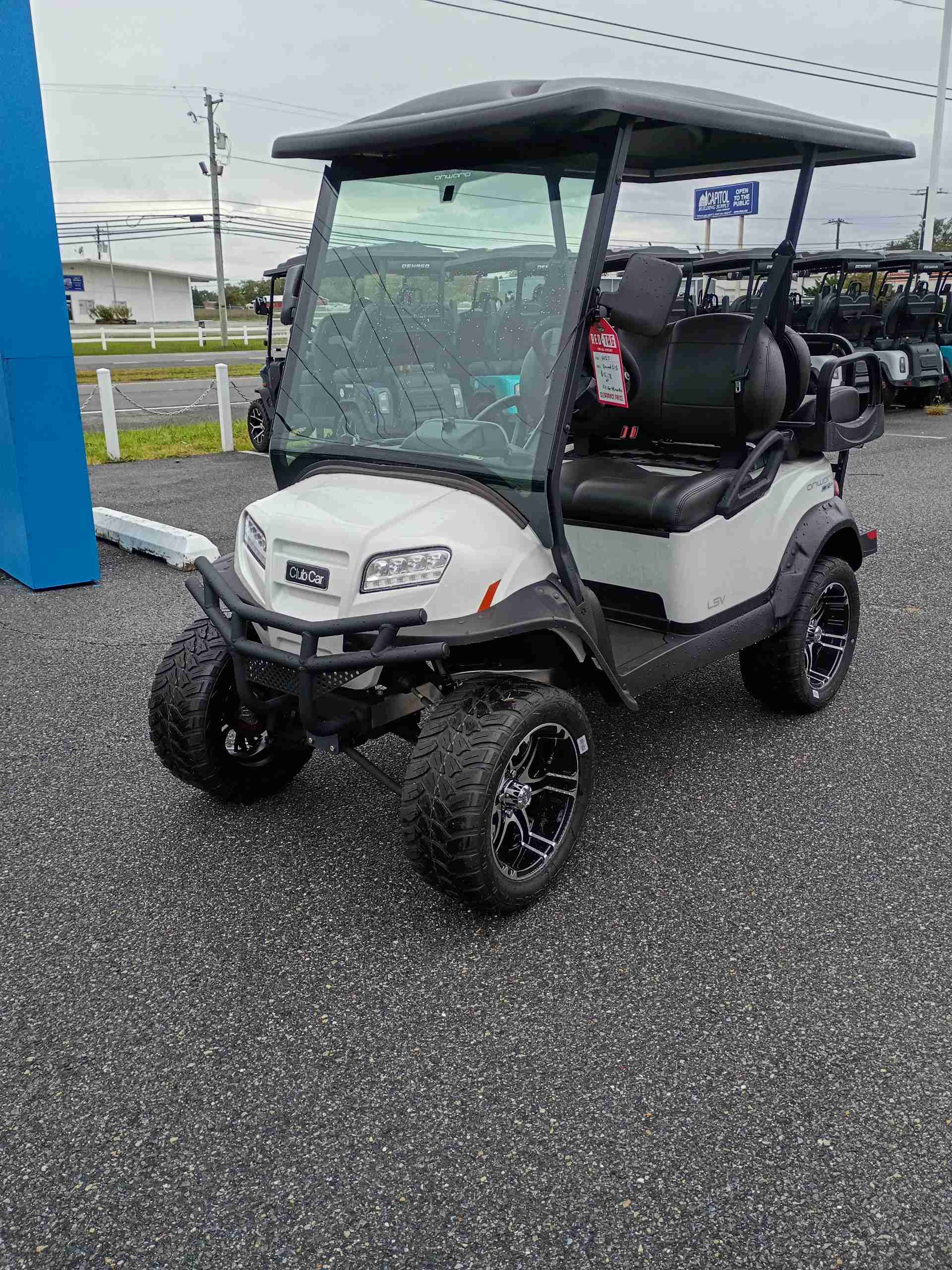 2027 Club Car Onward 4 Passenger (2+2) LSV Glacier White image 2