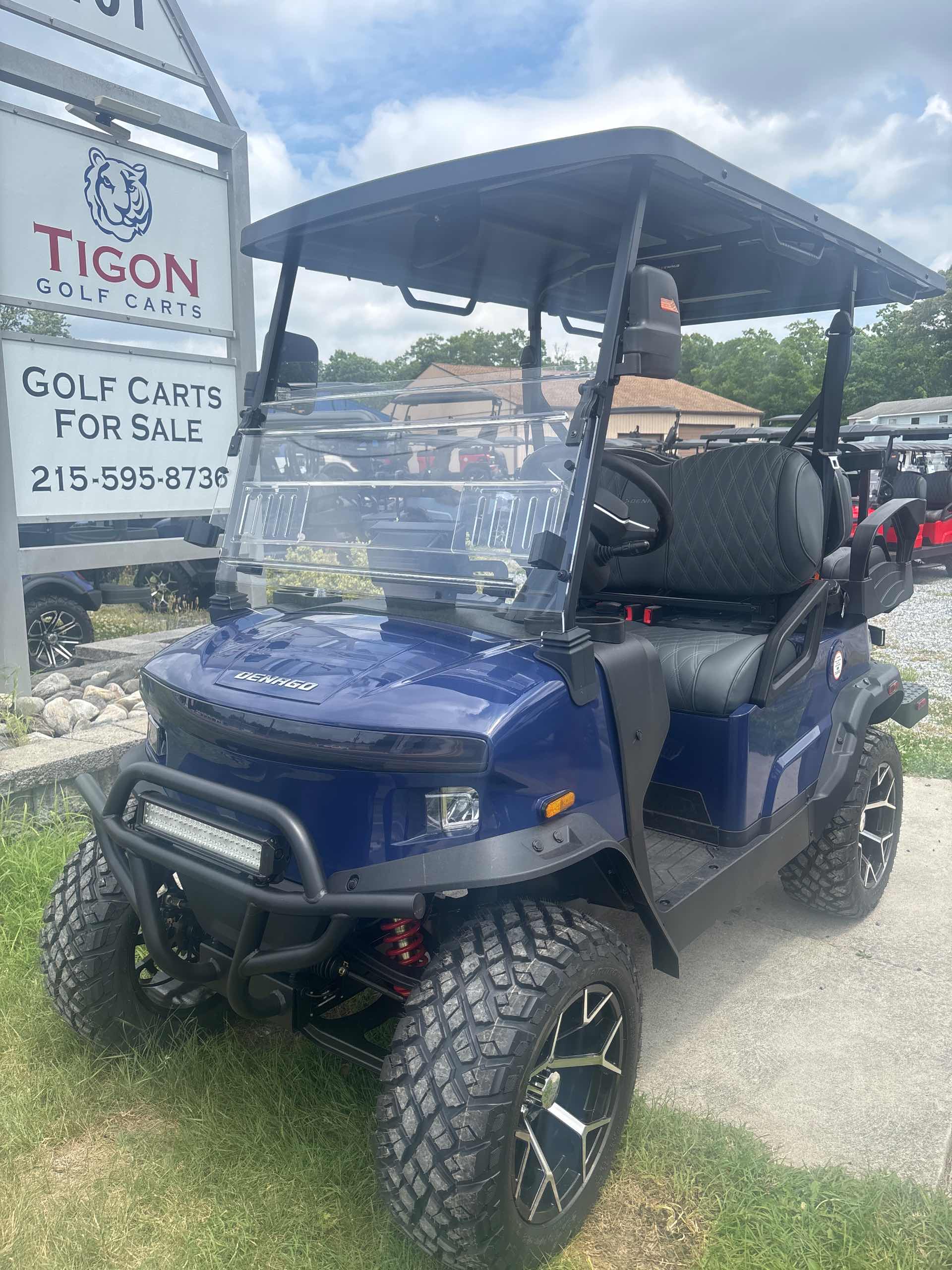 2026 Denago Nomad XL Golf Cart in Blue