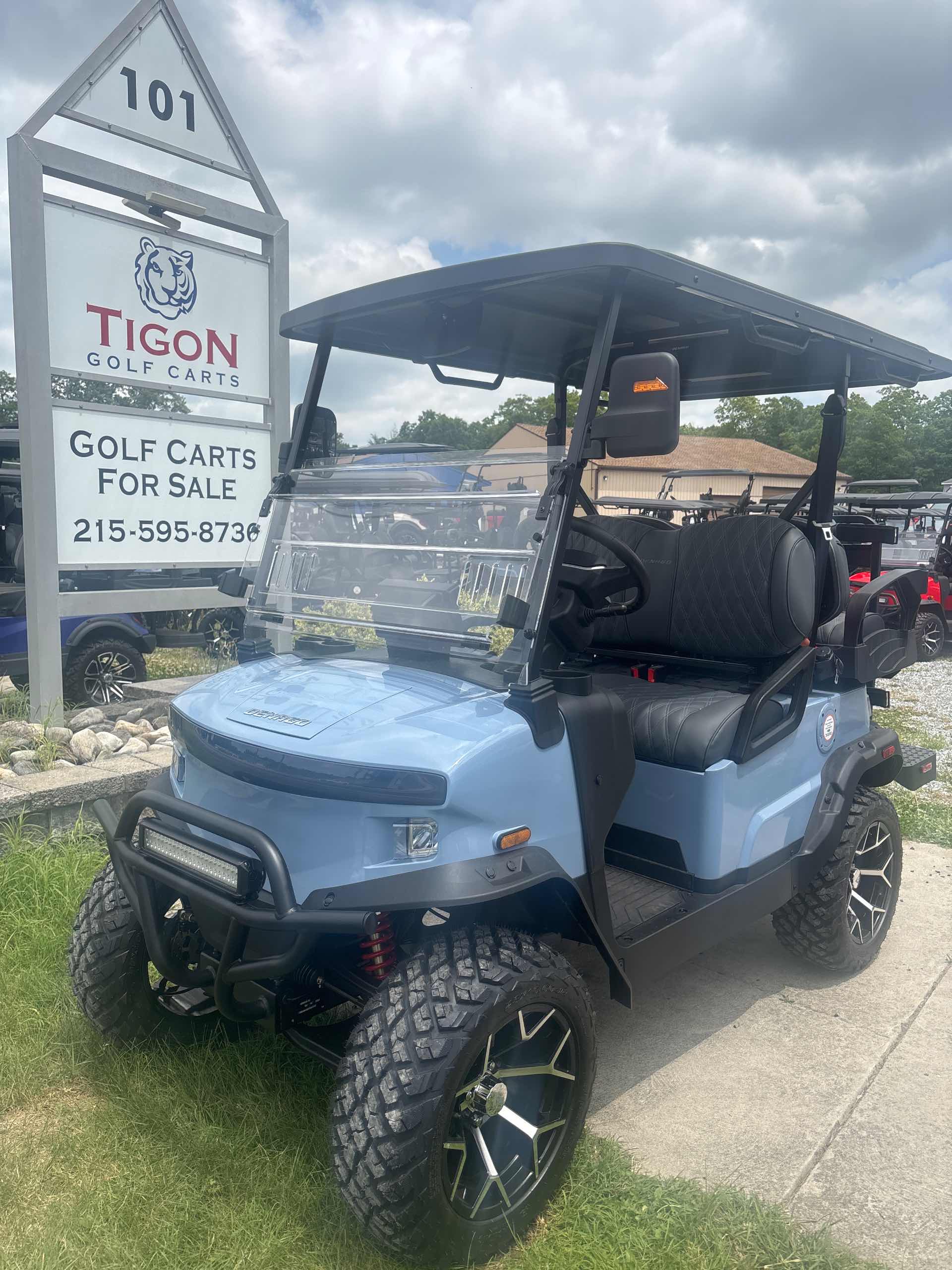 2026 Denago Nomad XL Golf Cart in Glacier