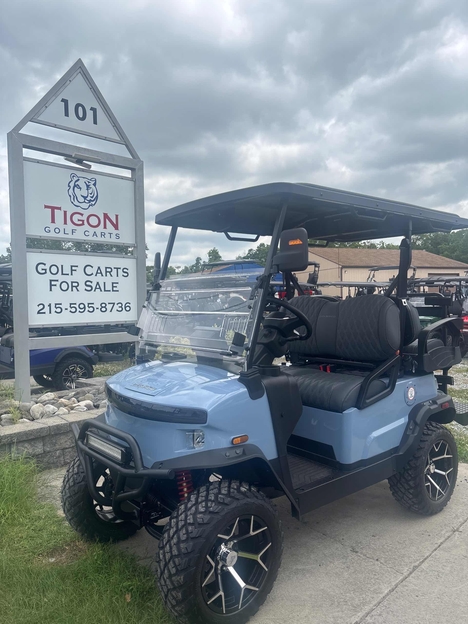 2026 Denago Nomad XL Golf Cart in Glacier