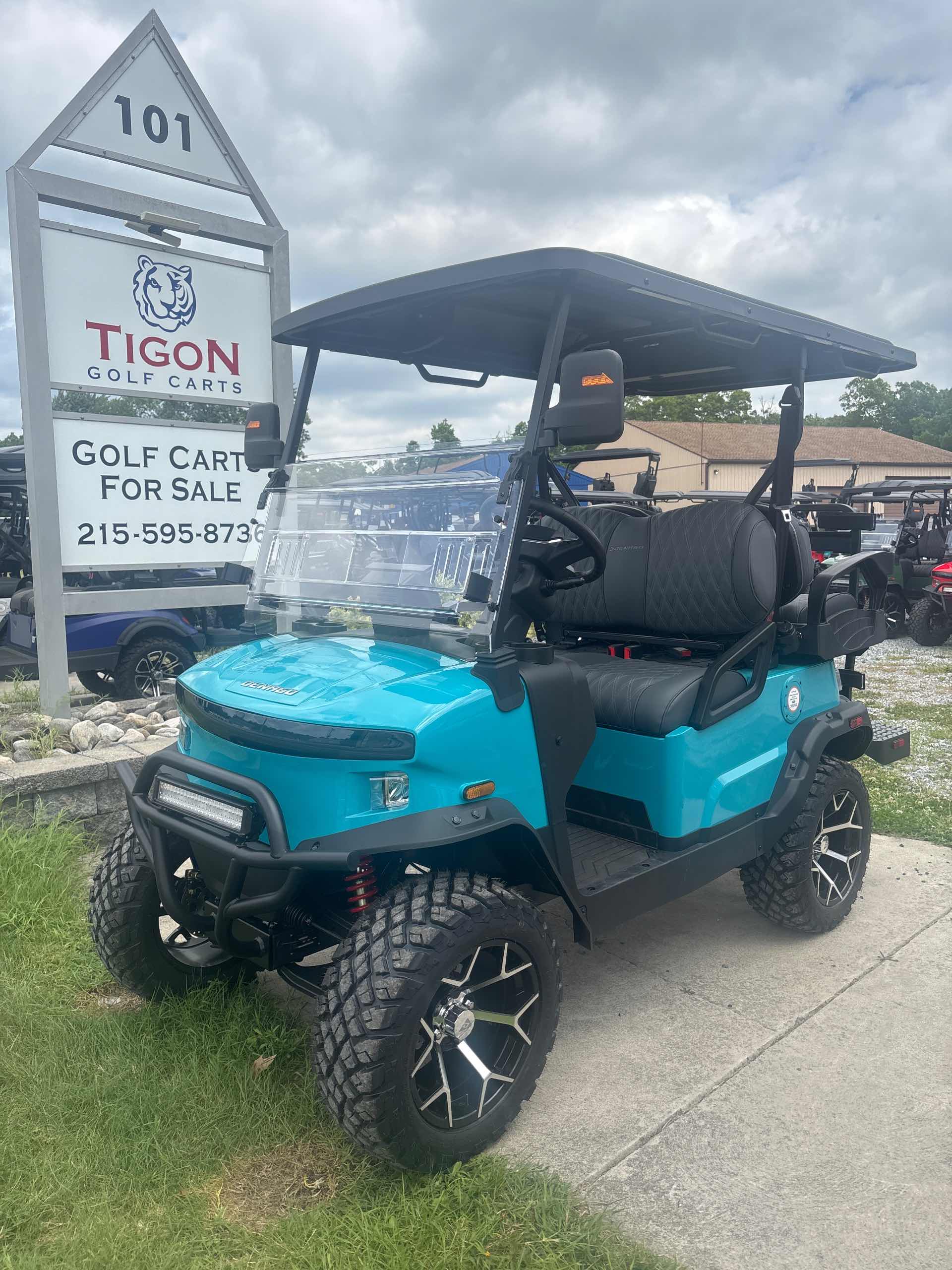 2026 Denago Nomad XL Golf Cart in Aqua