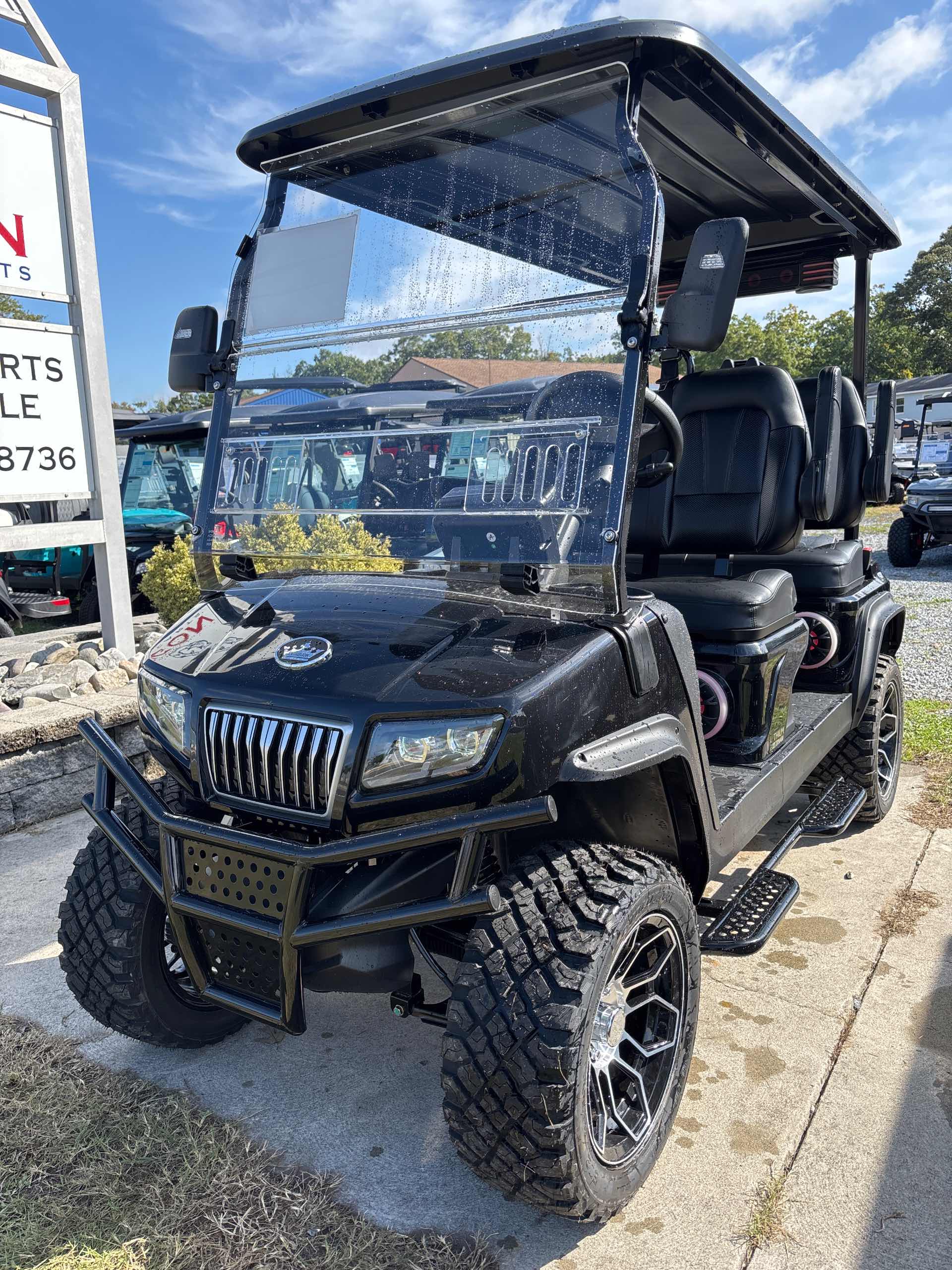 2027 Evolution D5 Maverick 4 PLUS Golf Cart in Black for sale at TIGON Ocean View, NJ