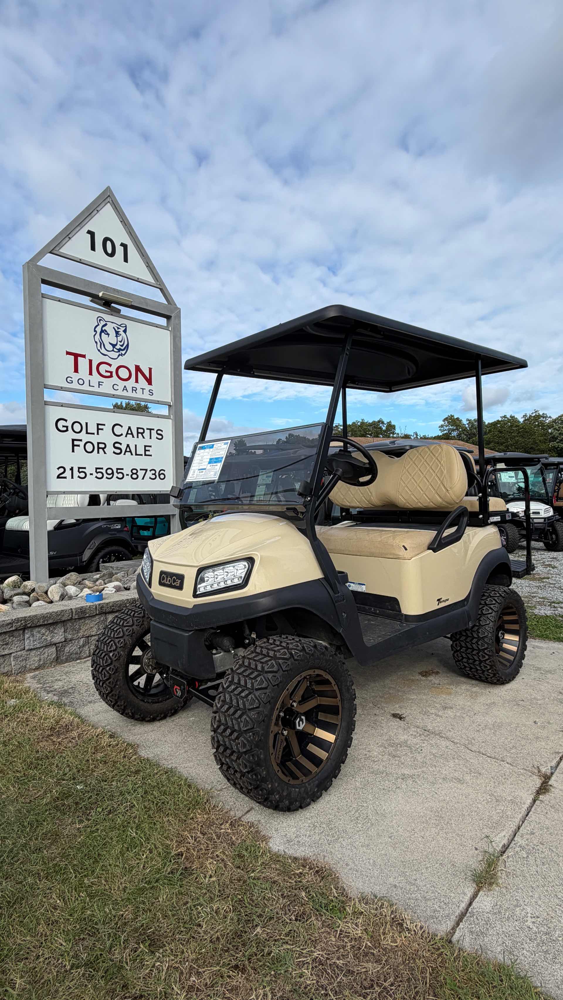 2021 Club Car Tempo Beige