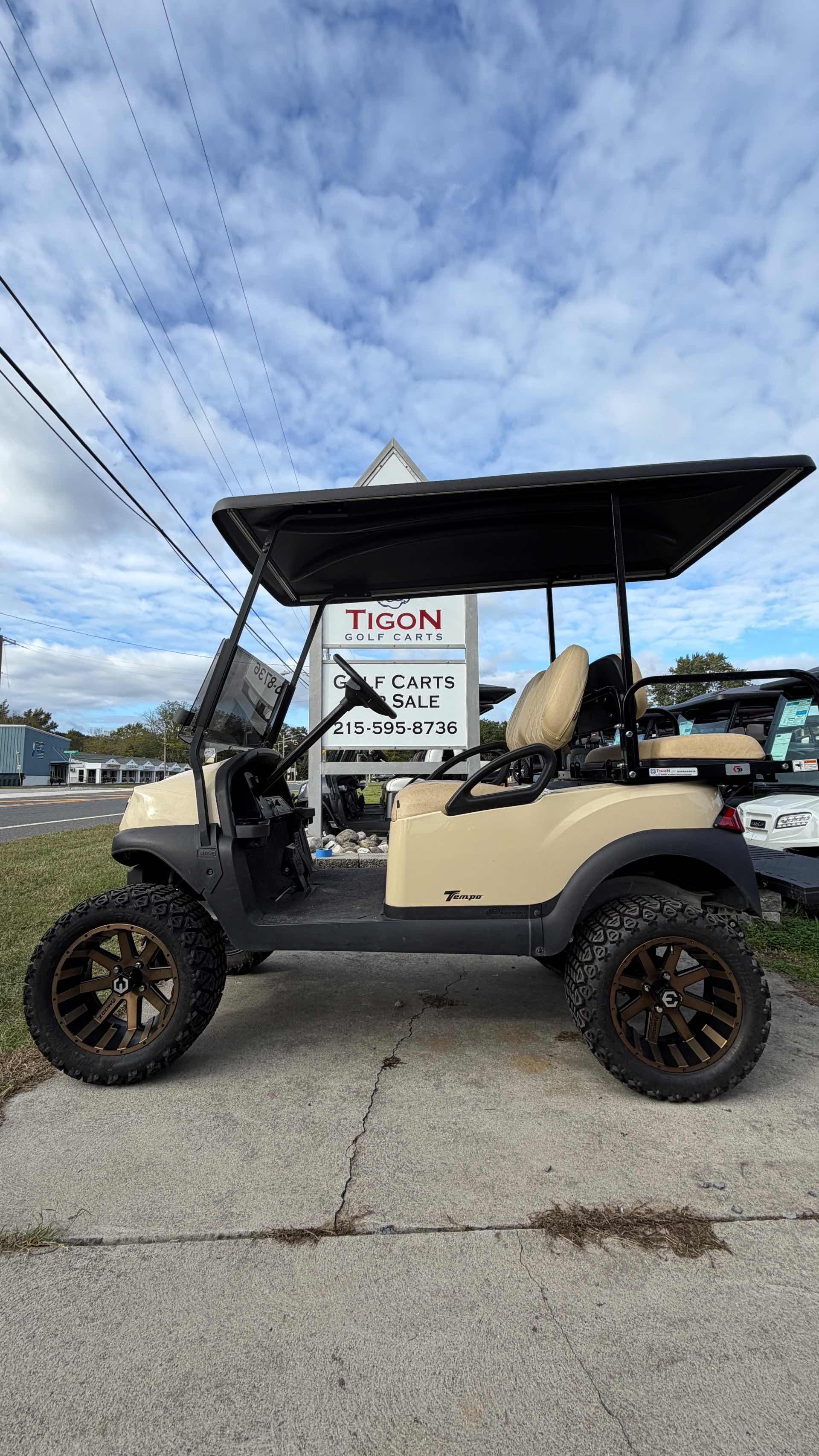 2021 Club Car Tempo Beige image 2
