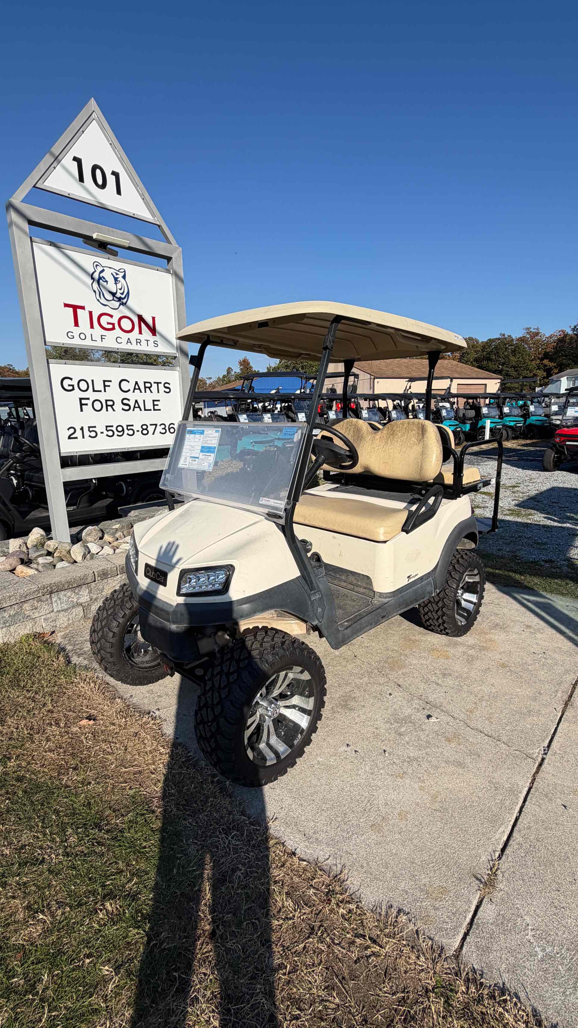 2017 Club Car Tempo in Beige Golf Cart