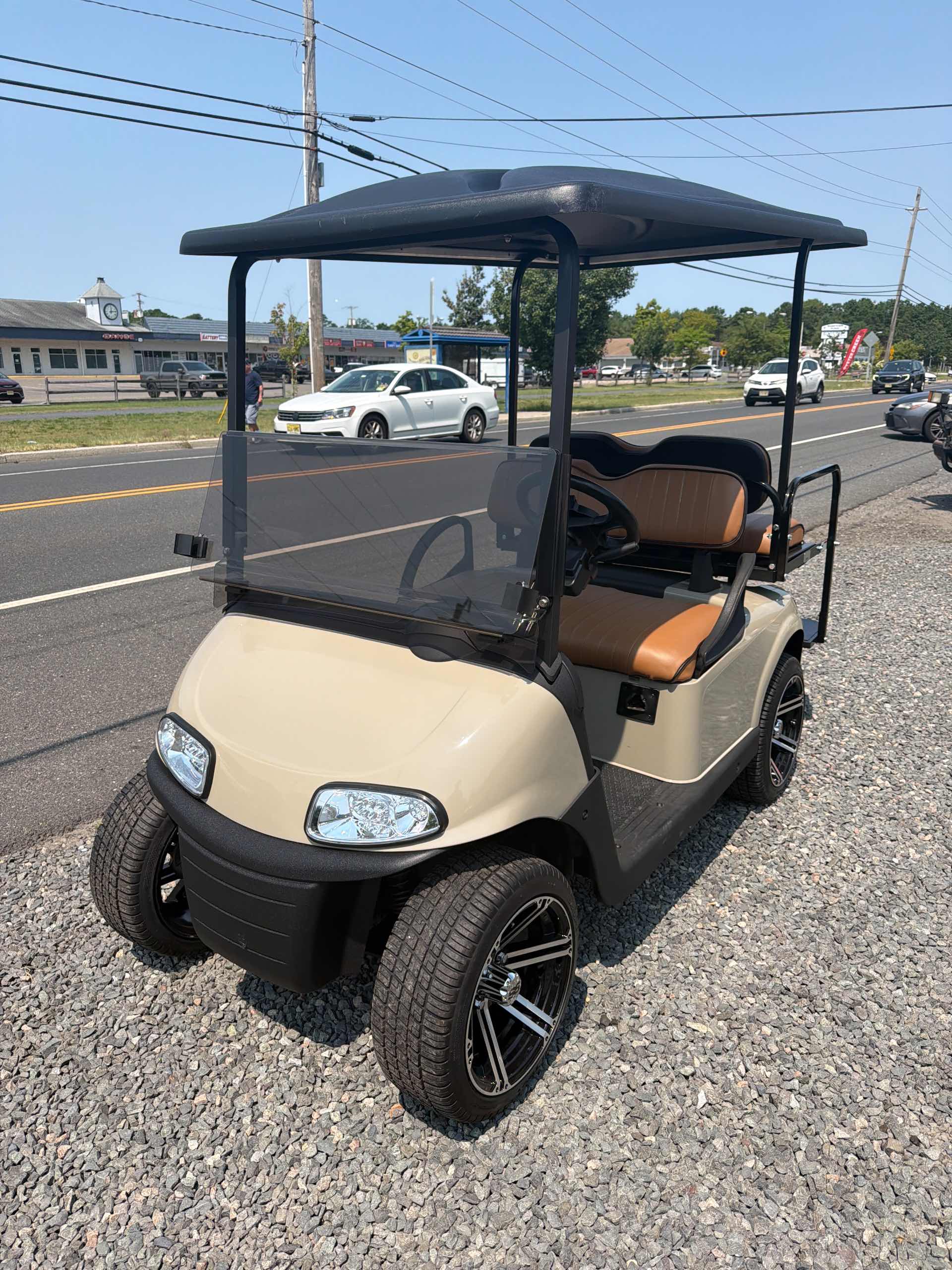 Used 2021 EZGO RXV Golf Cart in Beige for sale at TIGON Waretown, NJ