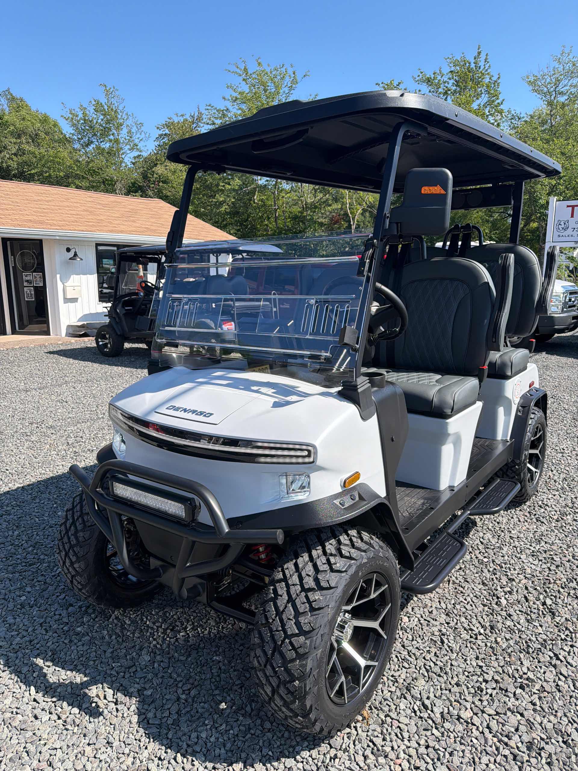2026 Denago Rover XL Matte White golf cart for sale in Waretown, NJ — July 4th Golf Cart Sales Event