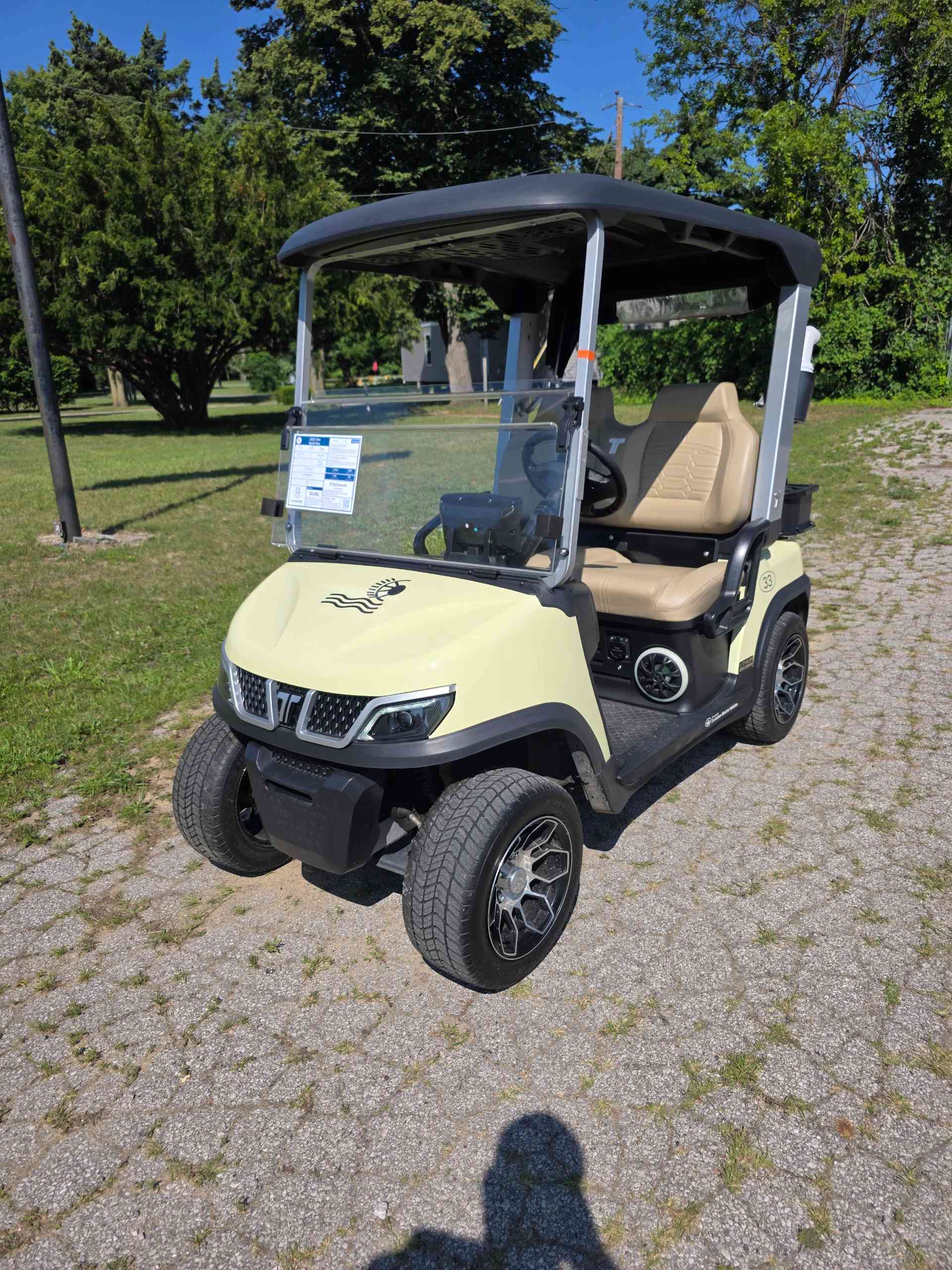 2025 Tara Spirit Plus Golf Cart in Beige