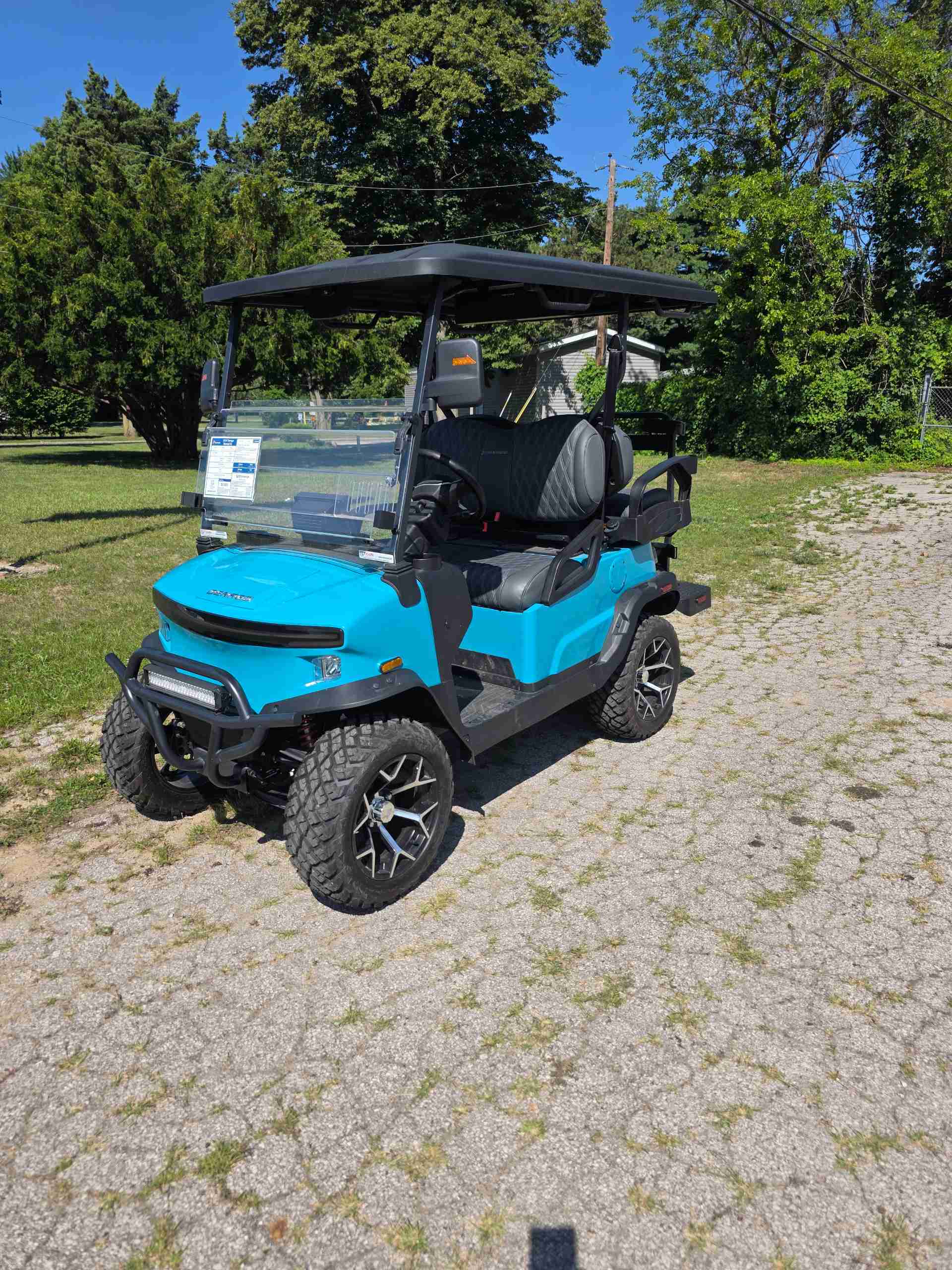 2026 Denago Nomad XL Golf Cart in Aqua
