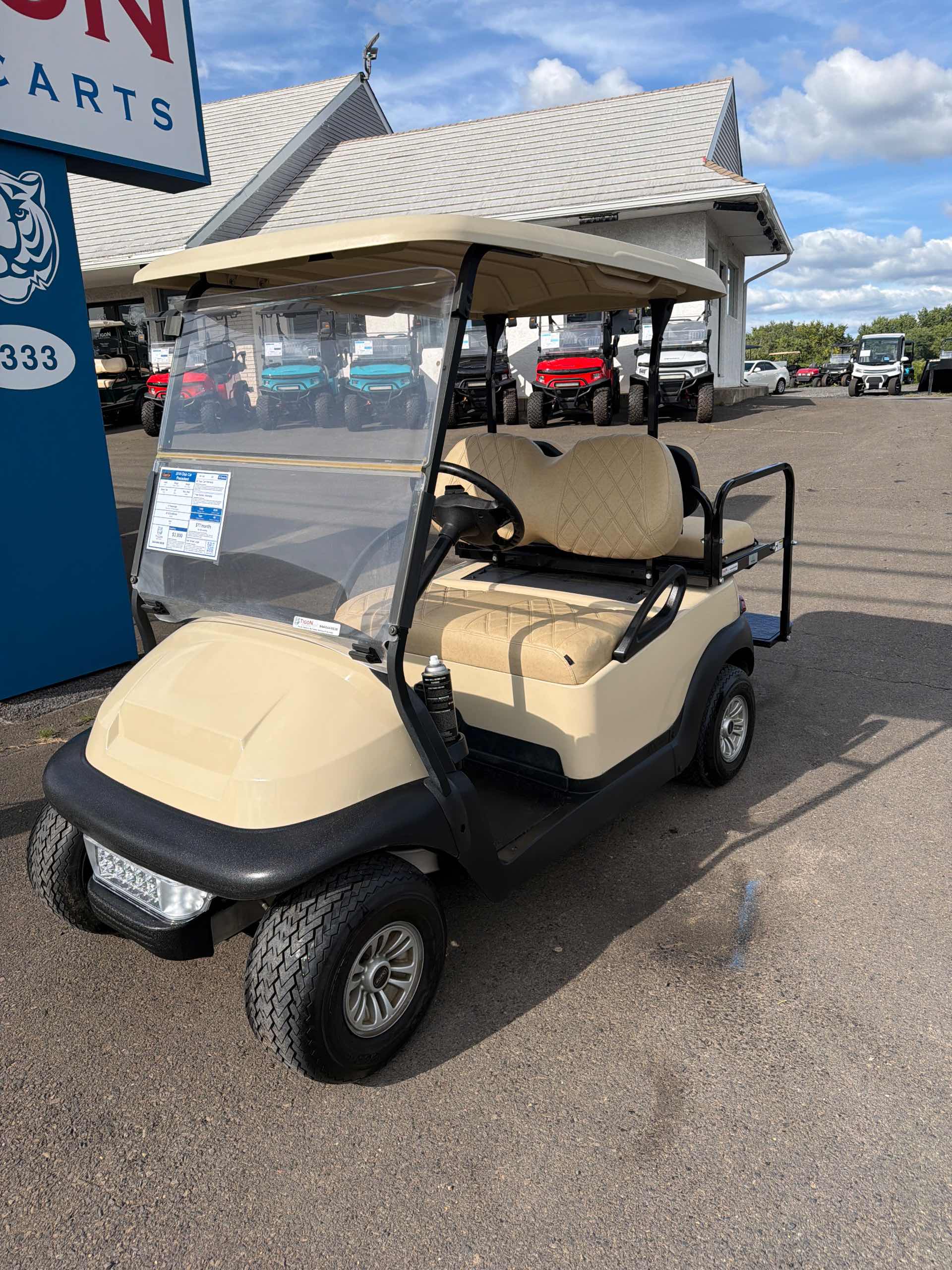 2018 Club Car Precedent Beige