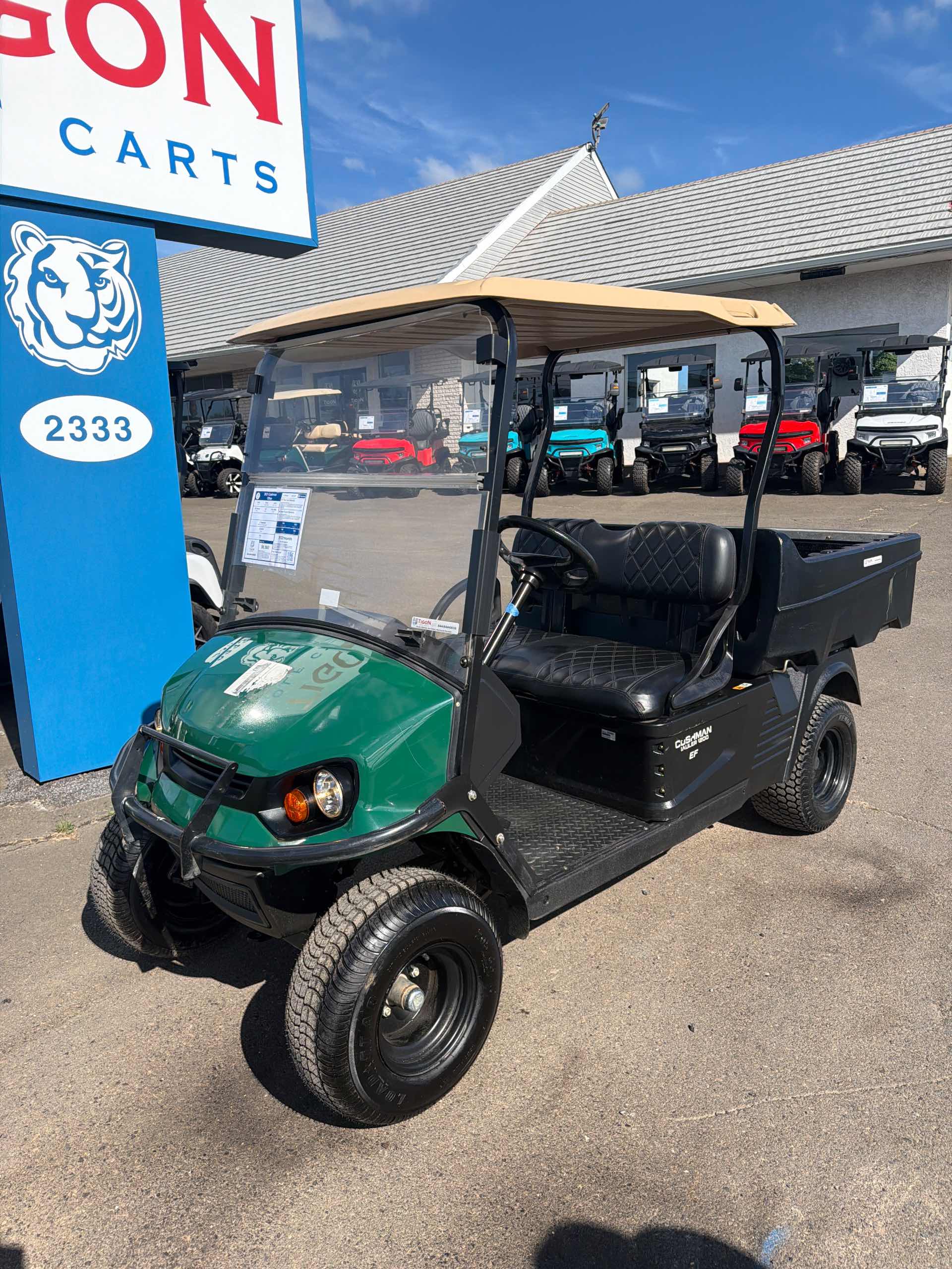 Used 2021 Cushman Other Golf Cart in green for sale at TIGON Hatfield, PA