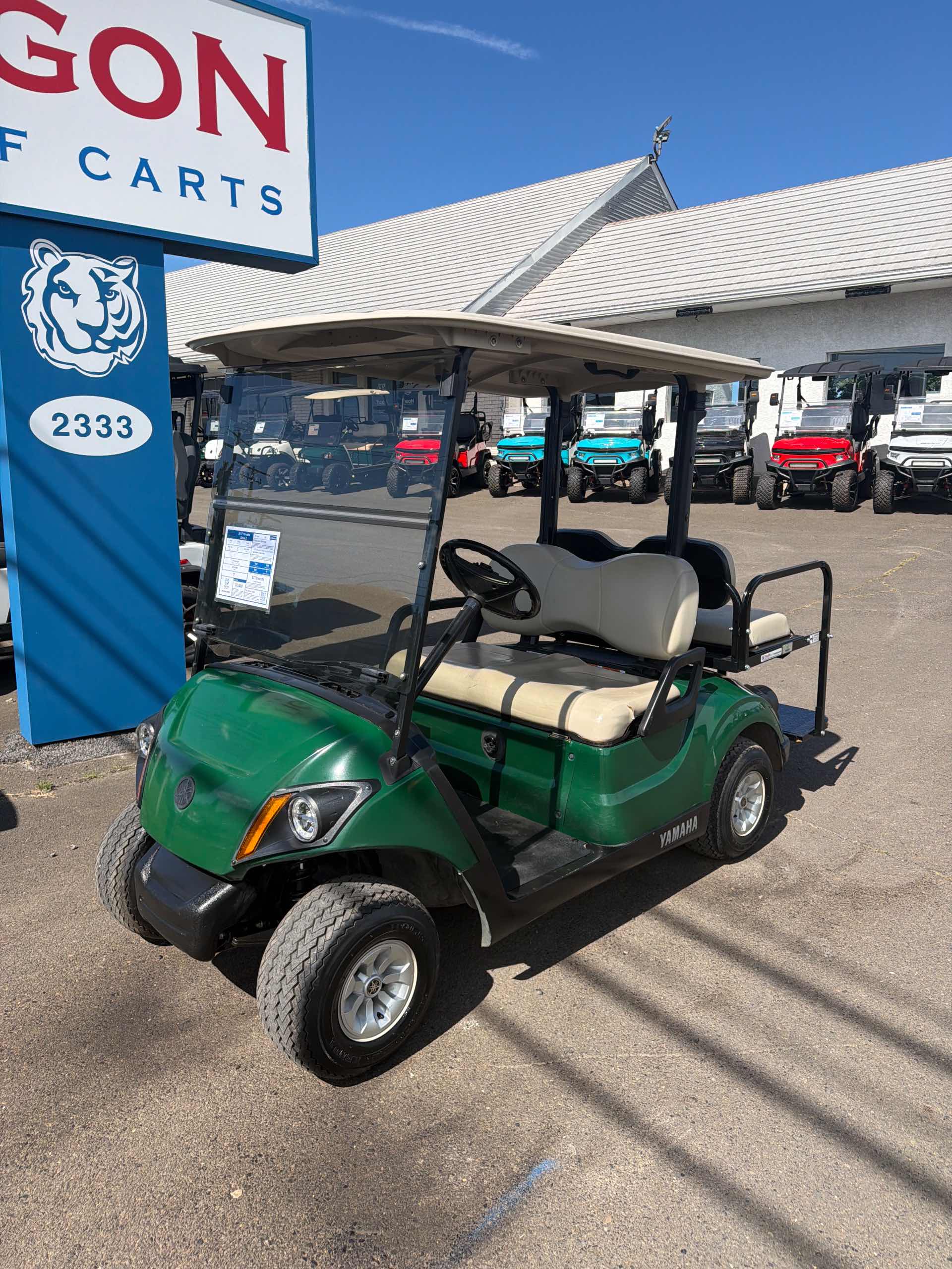 Used 2017 Yamaha Drive 2 Golf Cart in Green for sale at TIGON Hatfield, PA