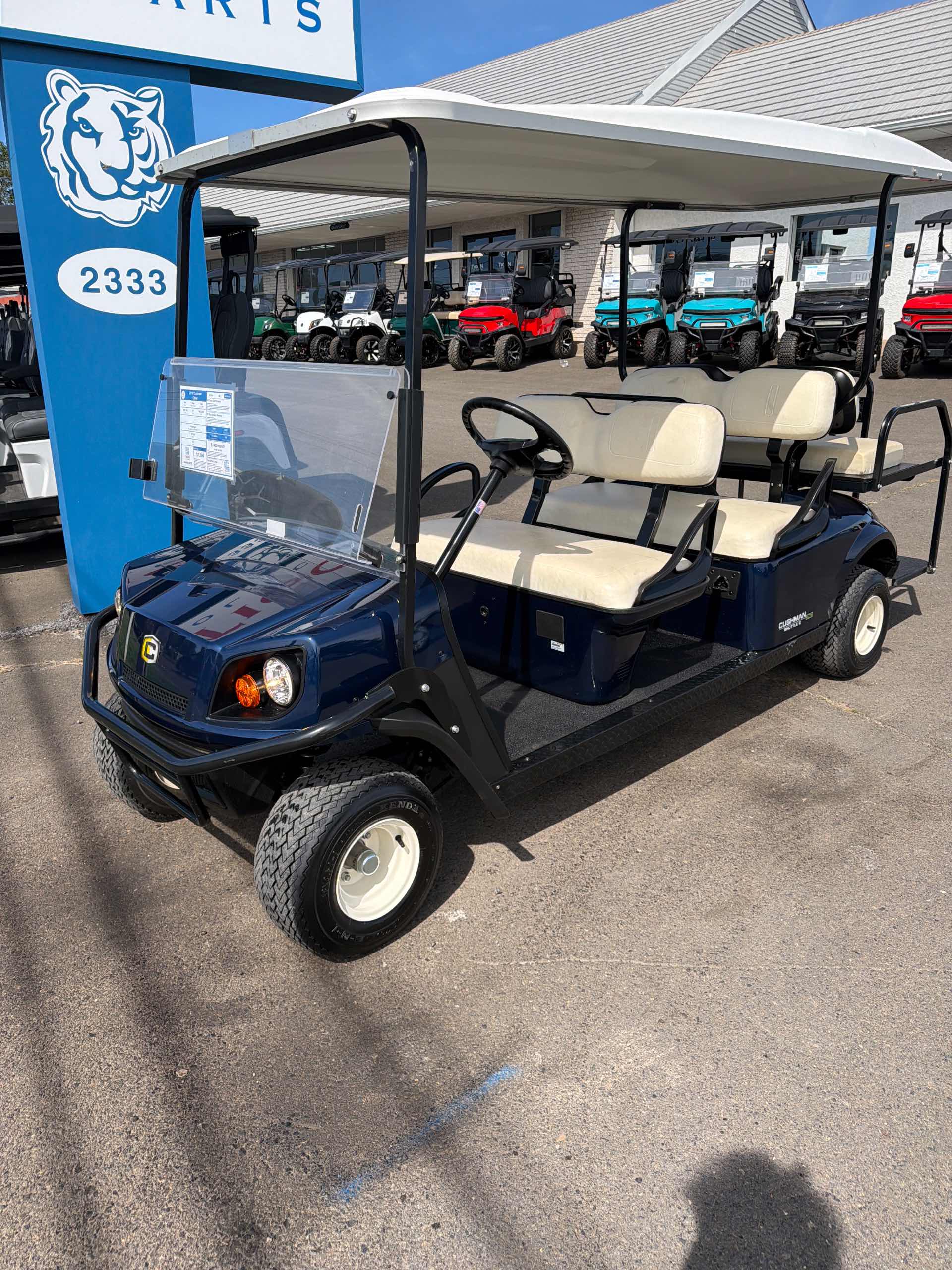 Used 2018 Cushman Other Golf Cart in blue for sale at TIGON Hatfield, PA