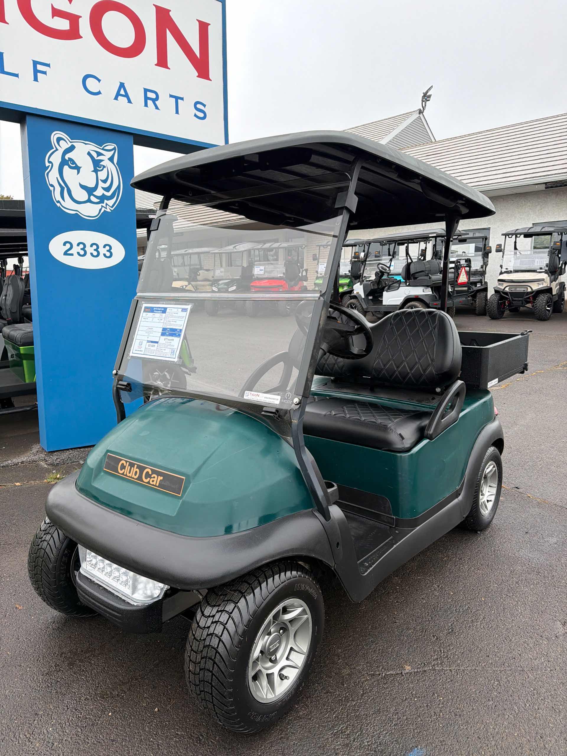 2010 Club Car Precedent Green