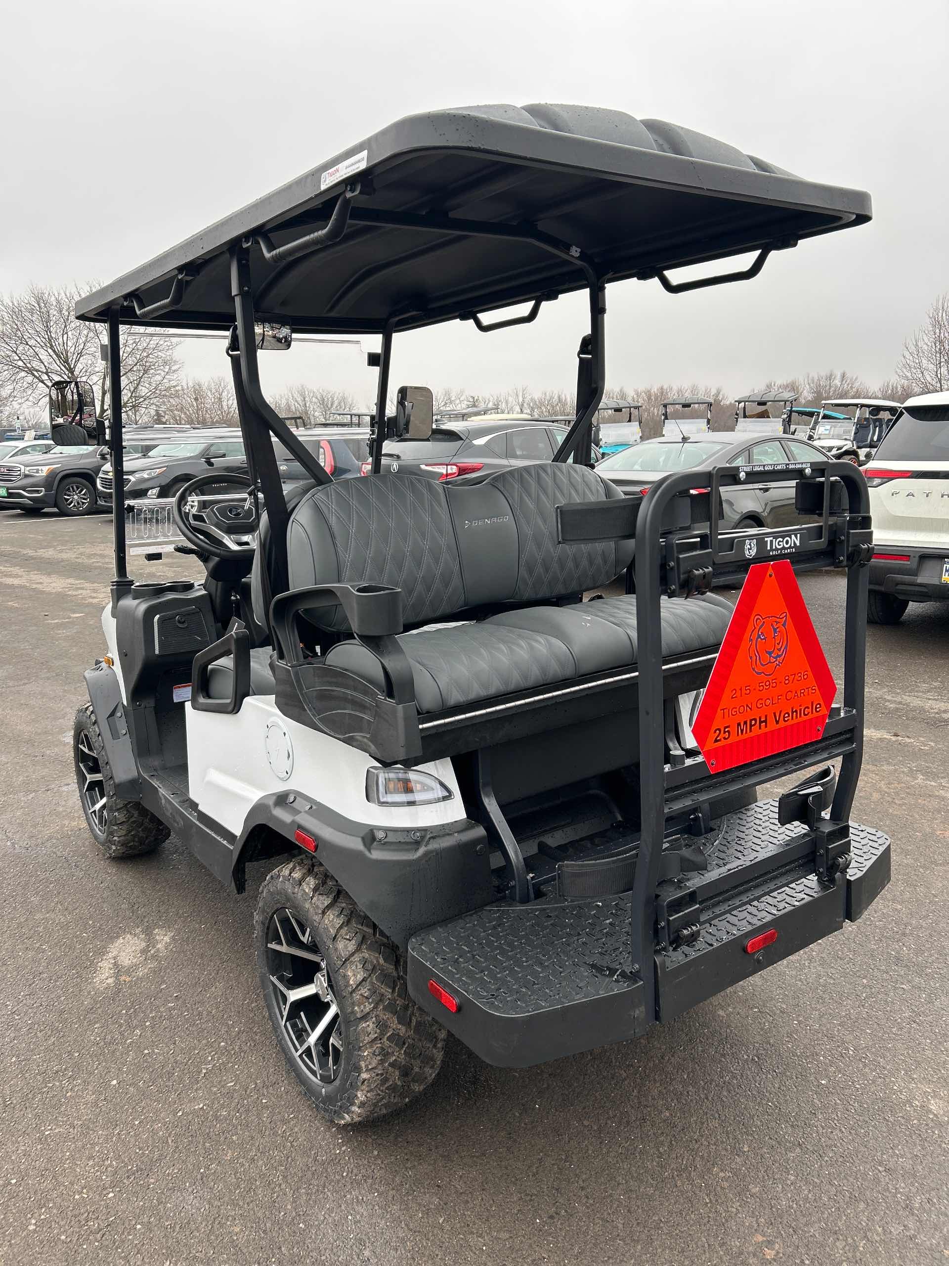 2026 Denago Nomad XL White golf cart in White — photo 3 of 4, Hatfield, PA