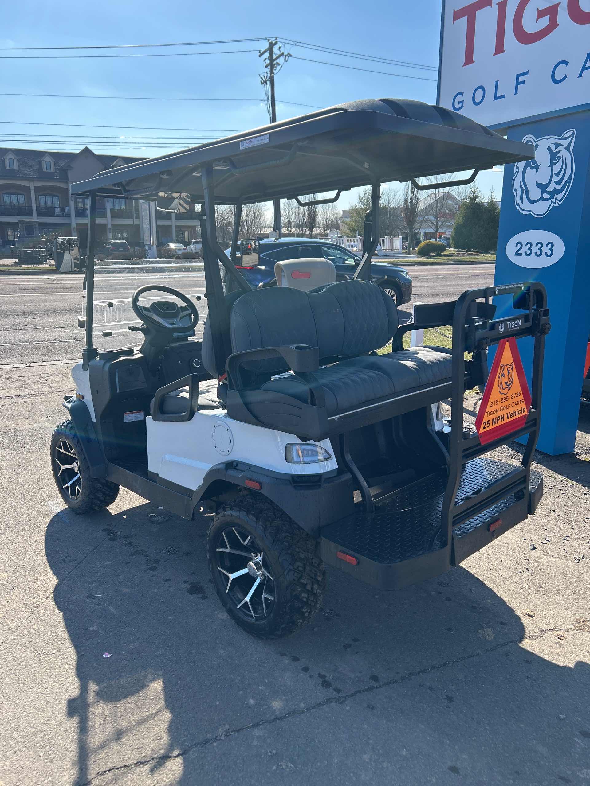 2026 Denago Nomad XL White golf cart in White — photo 3 of 4, Hatfield, PA