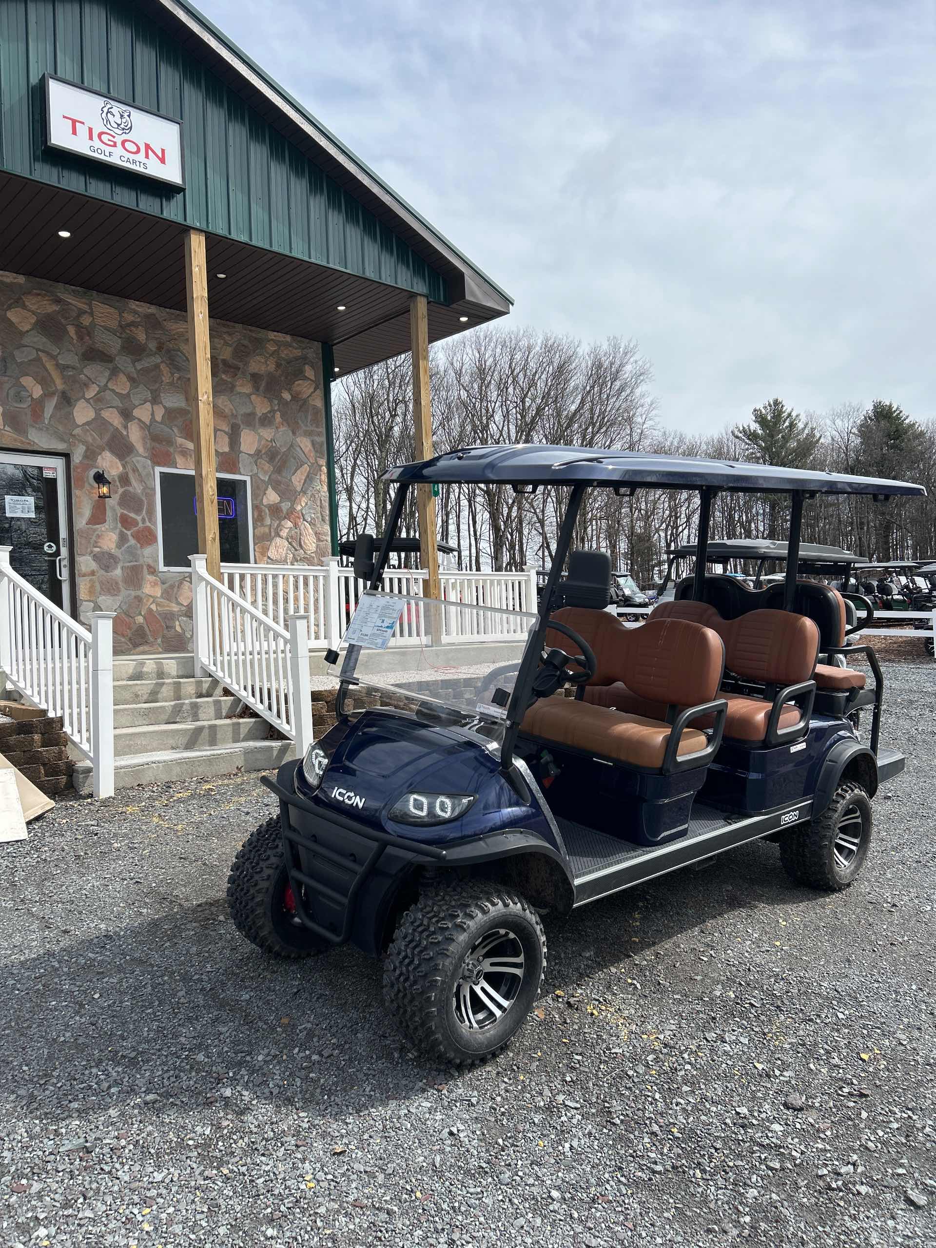 2024 Icon G60L Golf Cart in Indigo