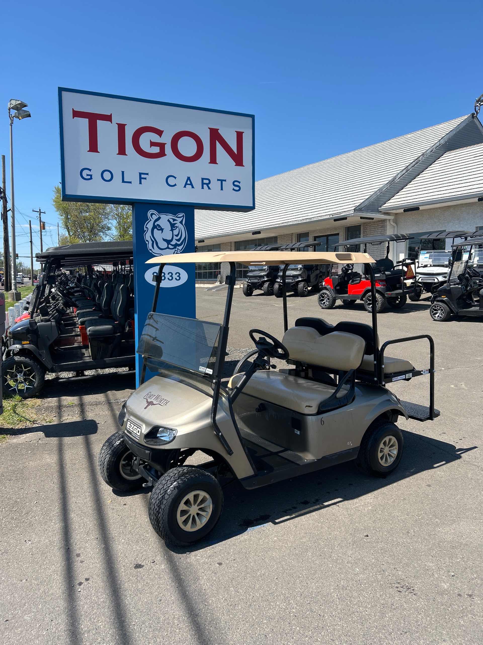 2021 EZGO TXT Golf Cart in Champane