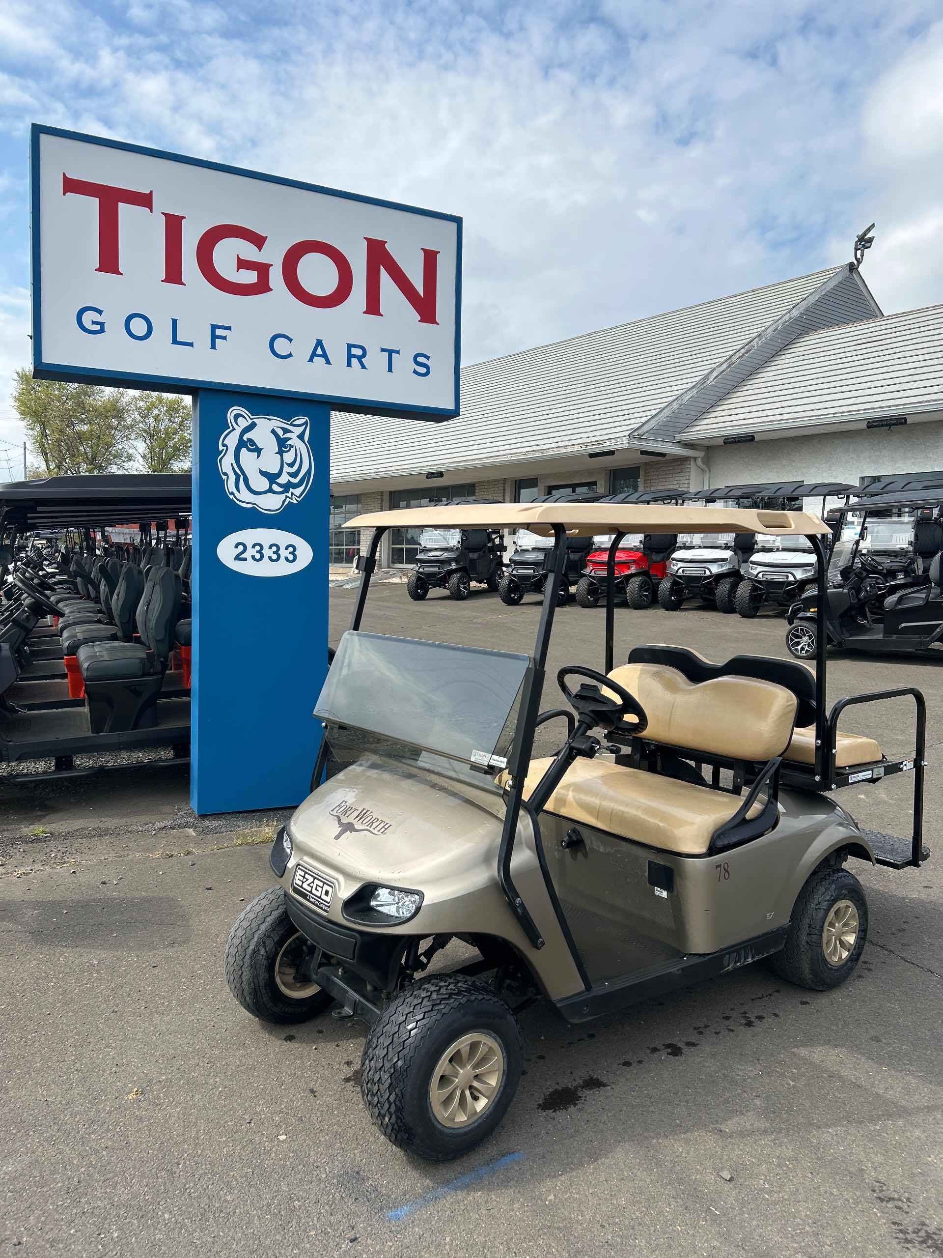2021 EZGO TXT Golf Cart in Champane