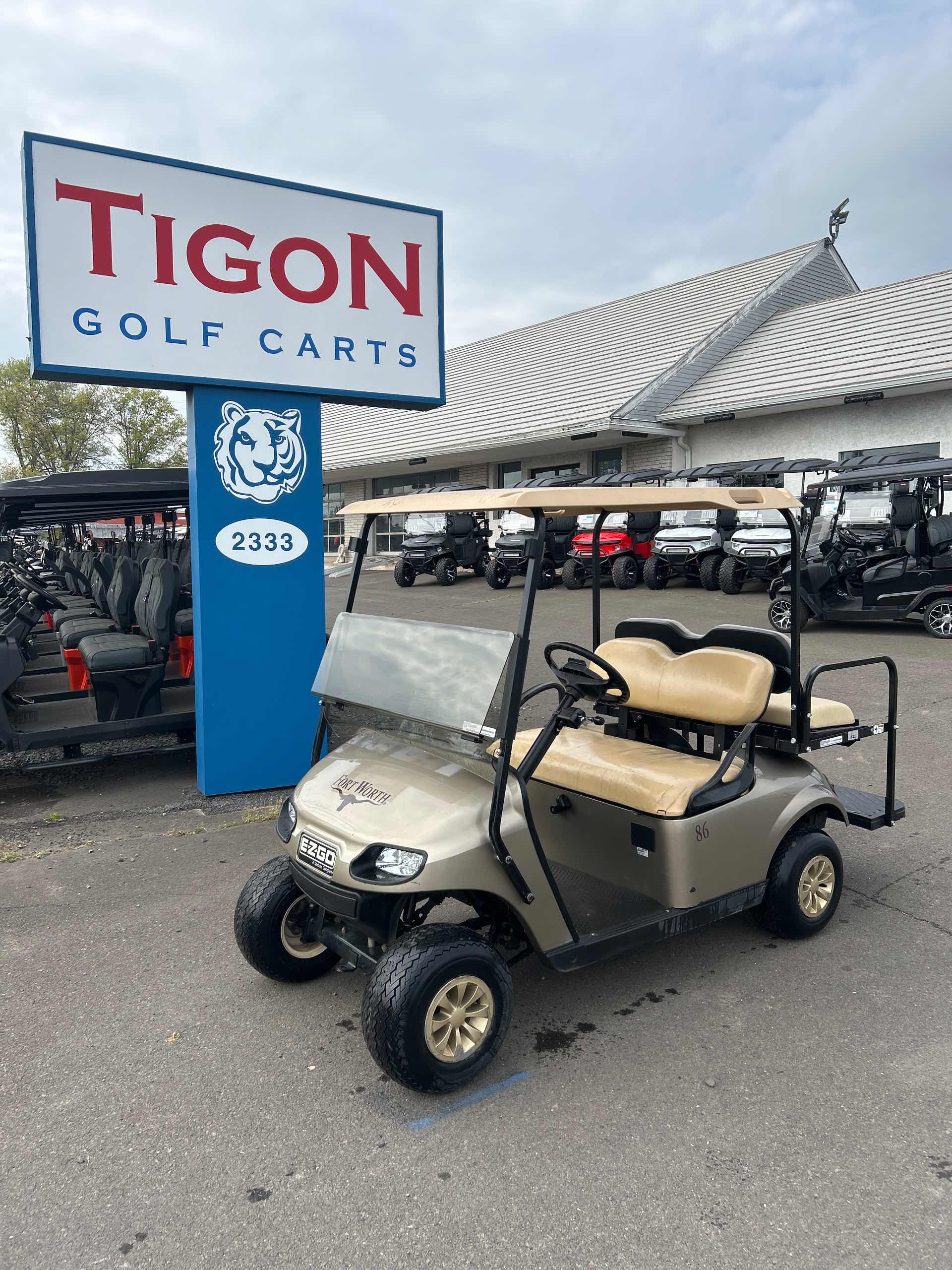 2021 EZGO TXT Golf Cart in Champane