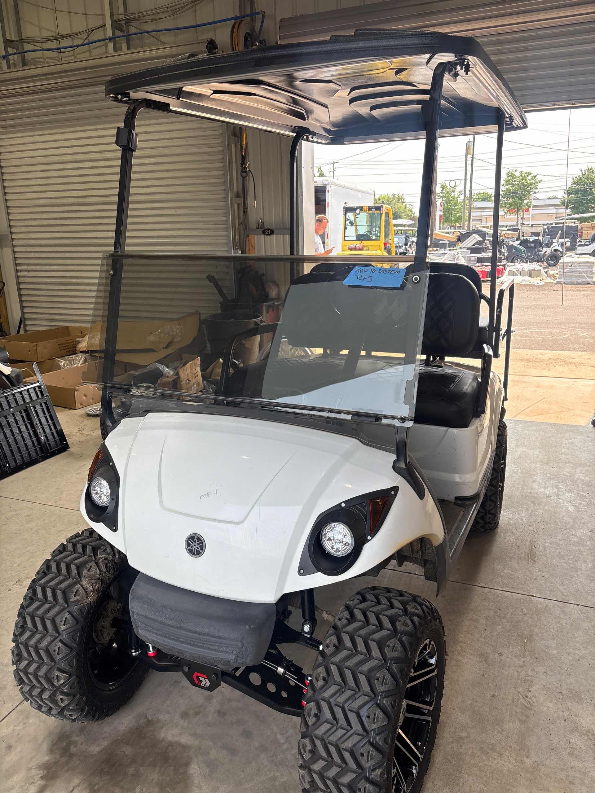 2013 Yamaha G29 Golf Cart in White