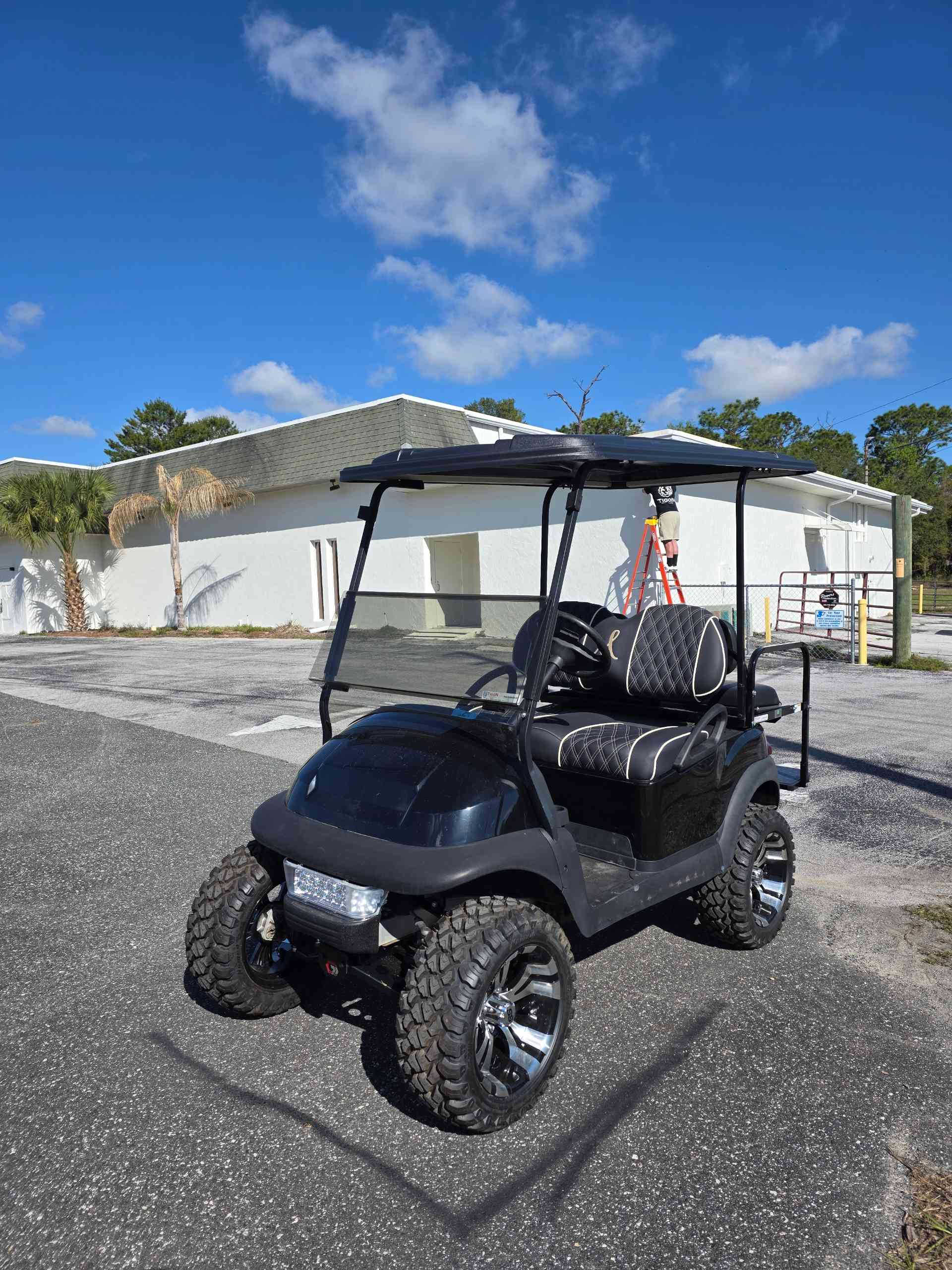 2019 Club Car Precedent Golf Cart in Black