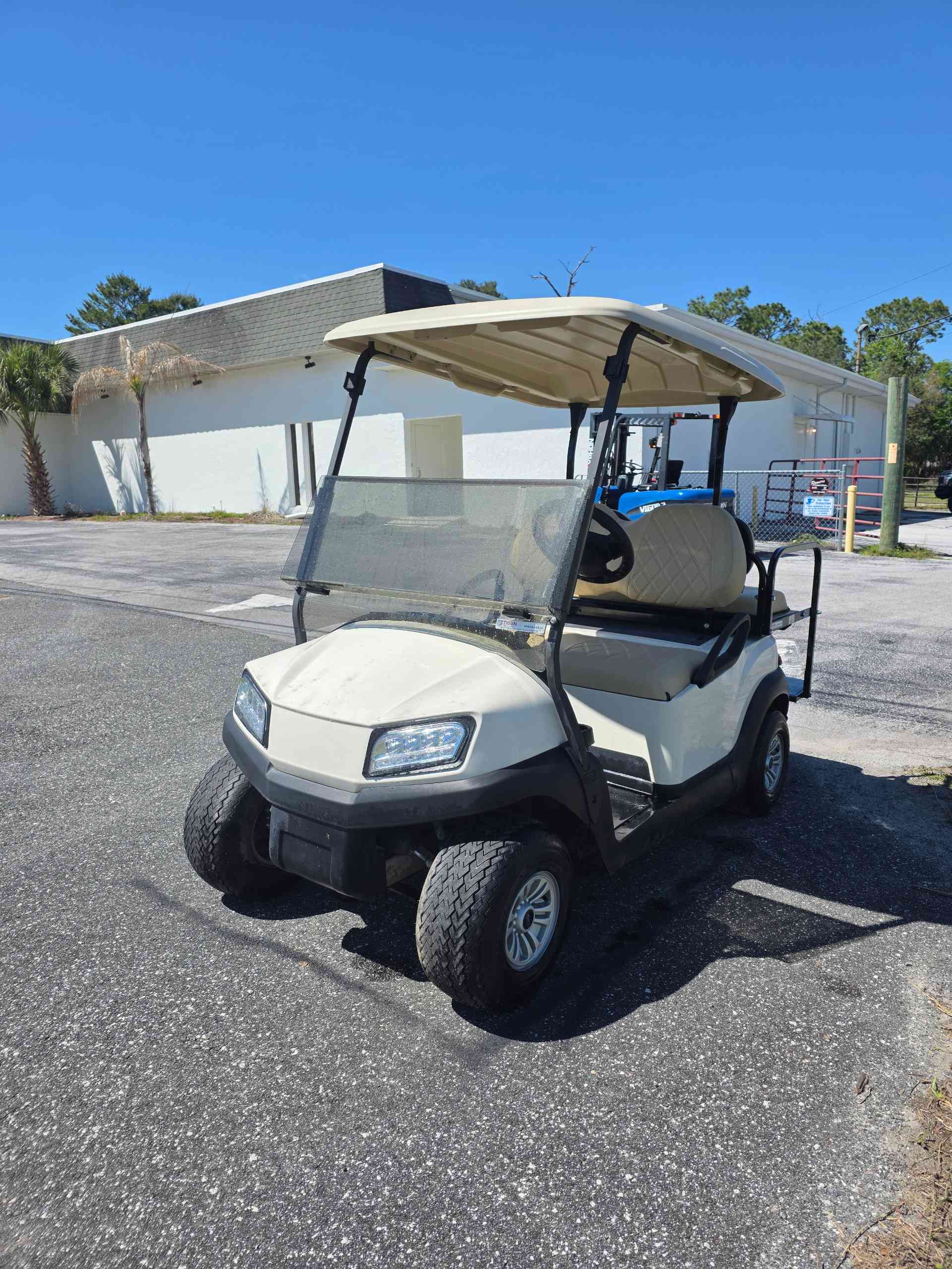 Club Car Golf Cart in White