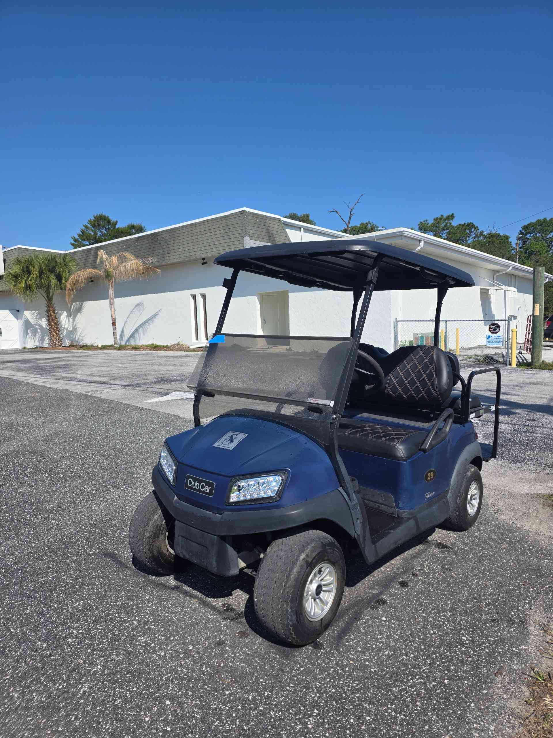 2018 Club Car Tempo Golf Cart in Blue