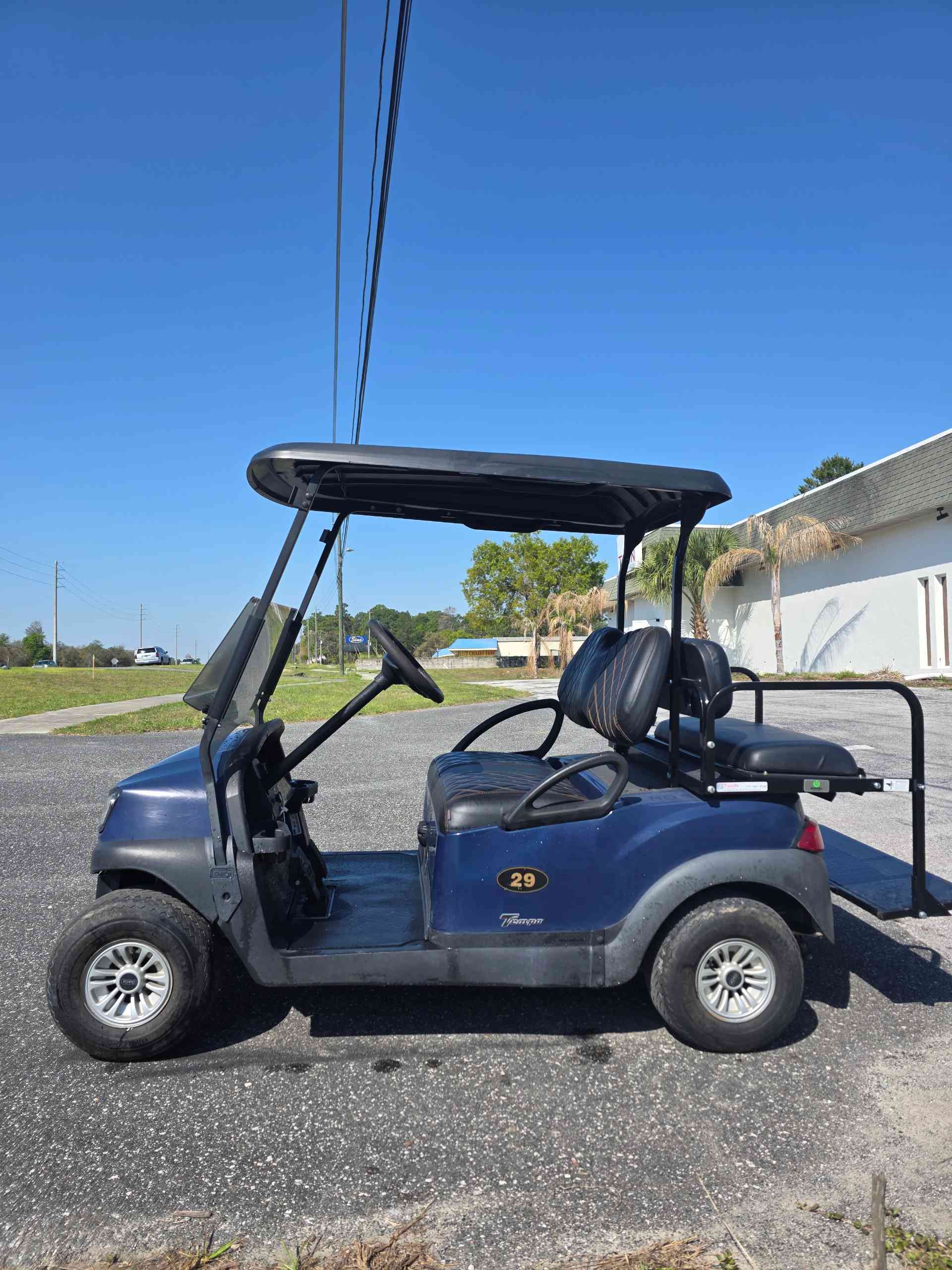 2018 Club Car Tempo Blue golf cart in Blue — photo 2 of 4, Lecanto, FL