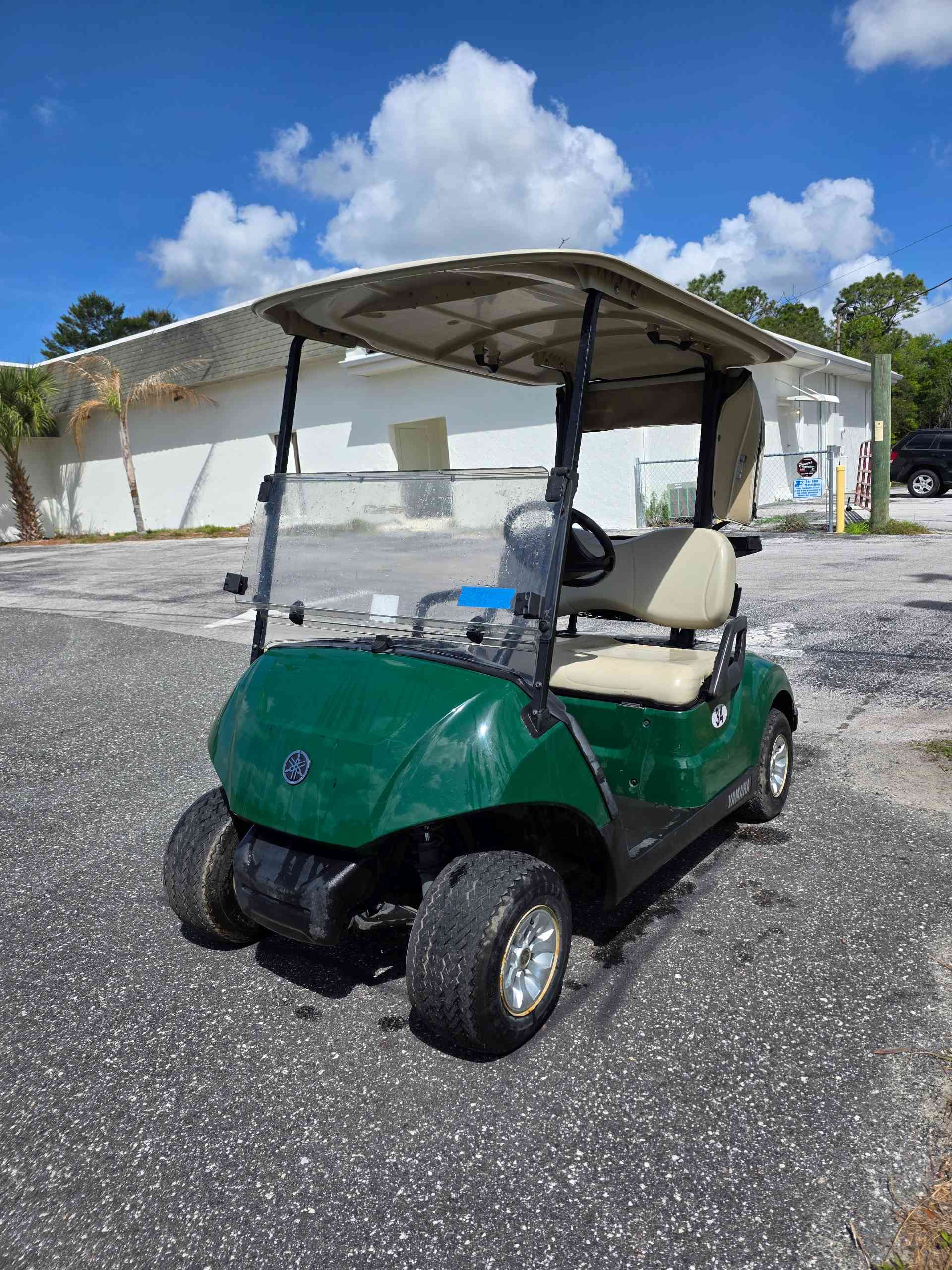 Used 2017 Yamaha Drive 2 Golf Cart in Green for sale at TIGON Lecanto, FL