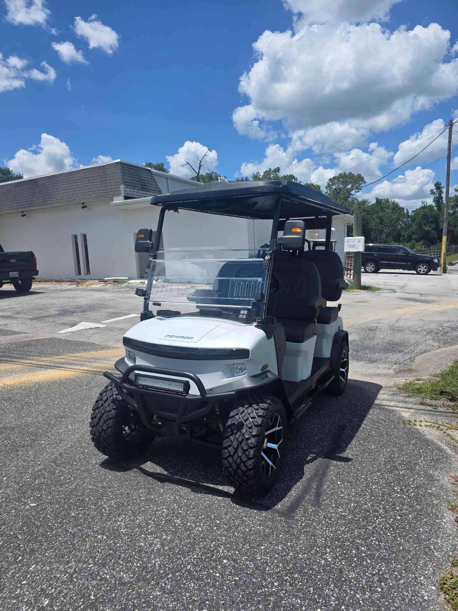 2026 Denago Rover XL Golf Cart in Matte White