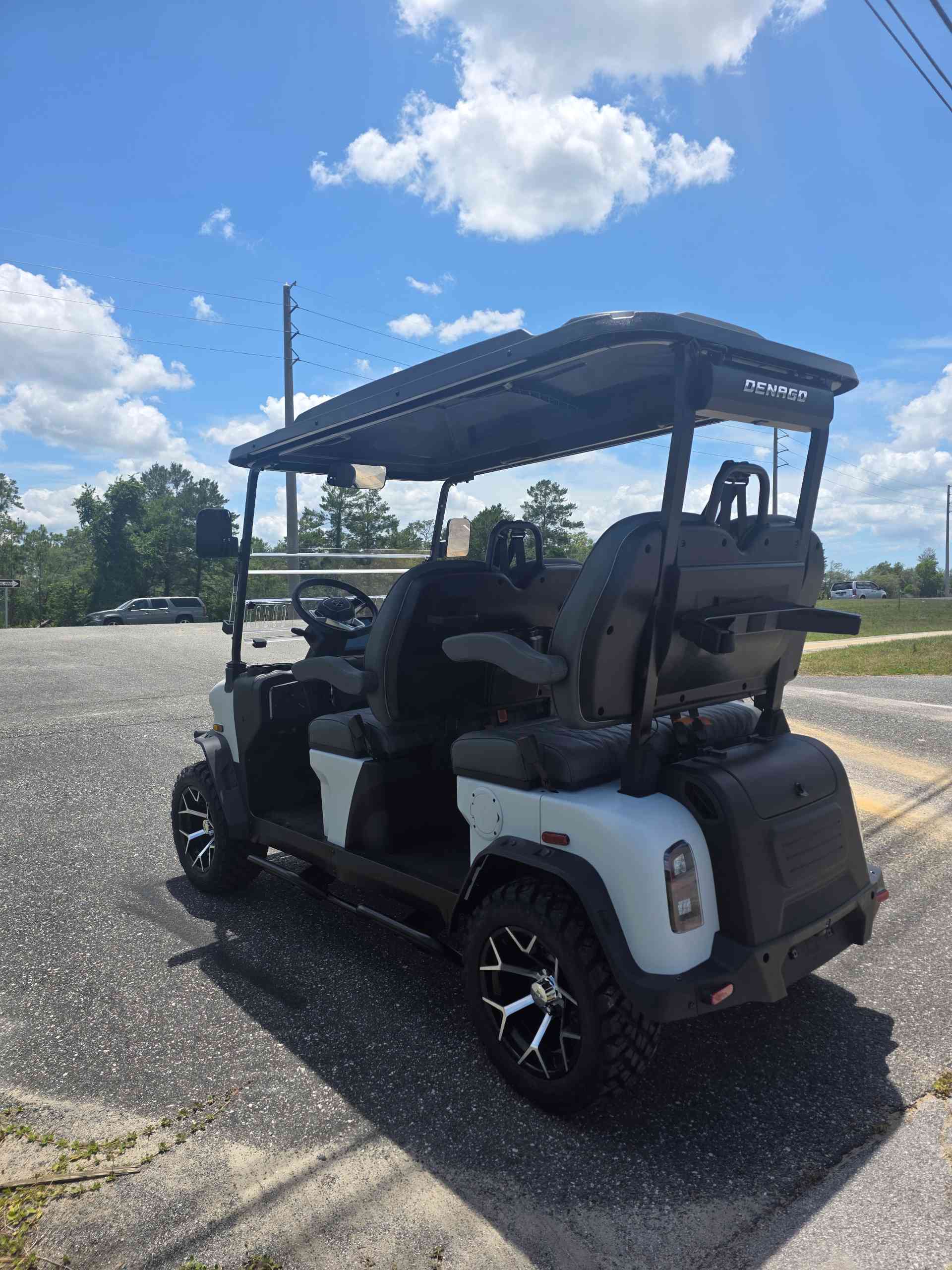 2026 Denago Rover XL Matte White golf cart in Matte White — photo 3 of 4, Lecanto, FL