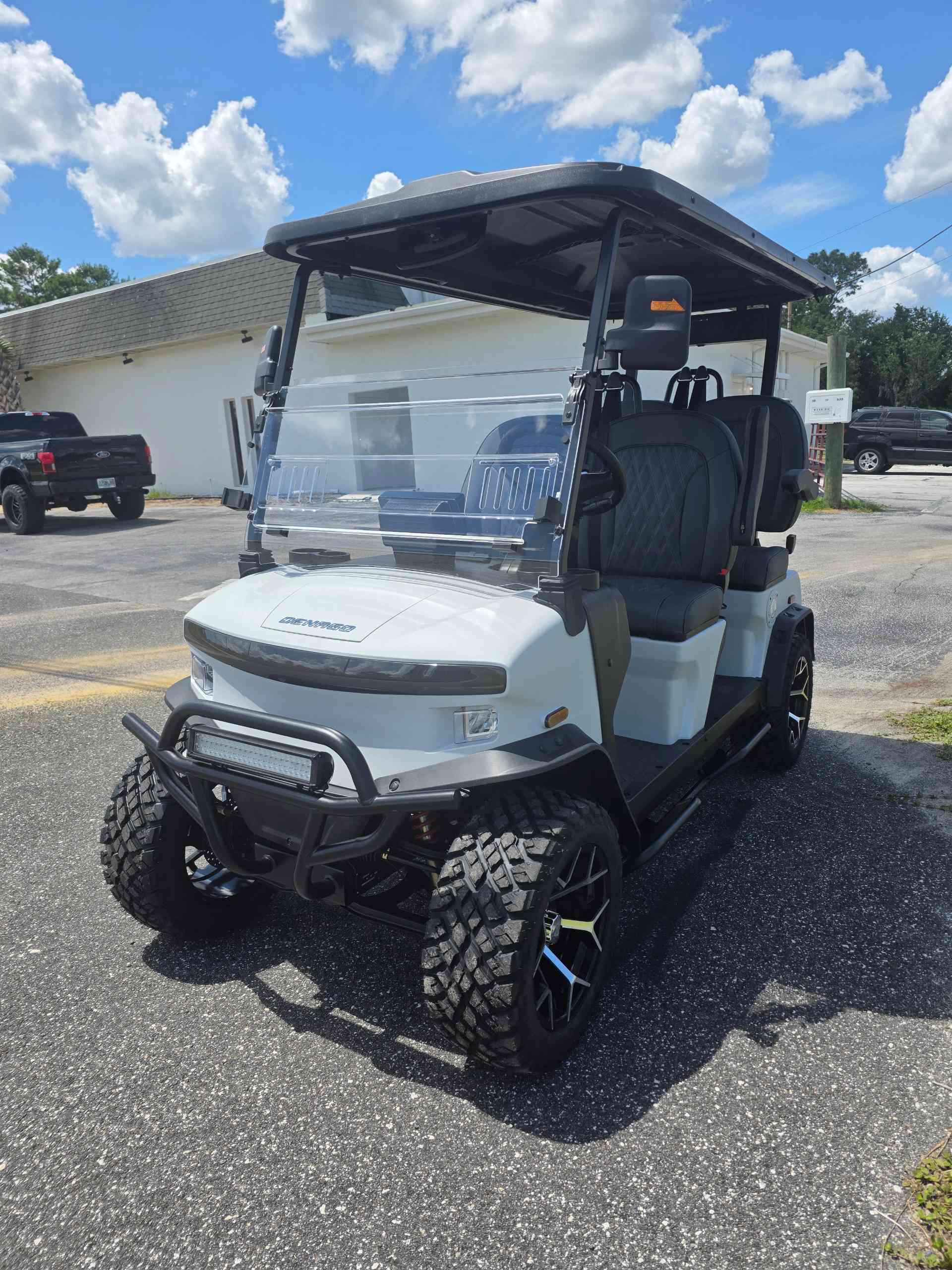 2026 Denago Rover XL Golf Cart in Matte White