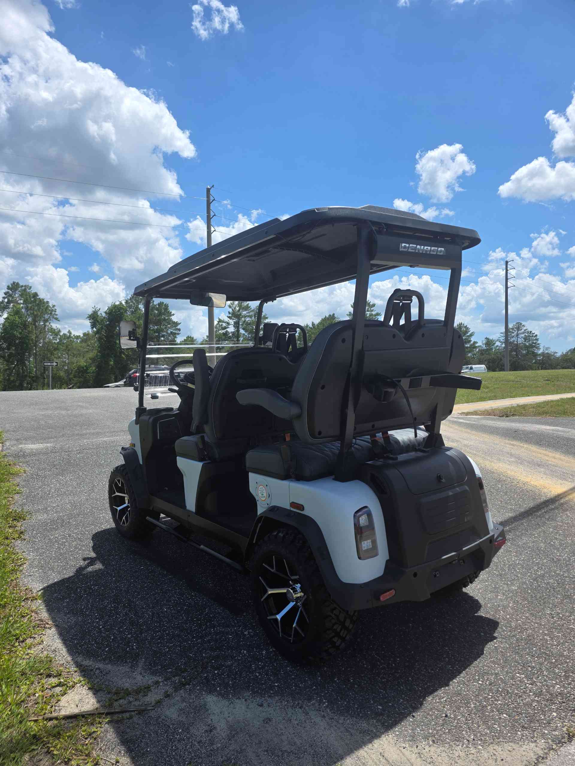 2026 Denago Rover XL Matte White golf cart in Matte White — photo 3 of 4, Lecanto, FL