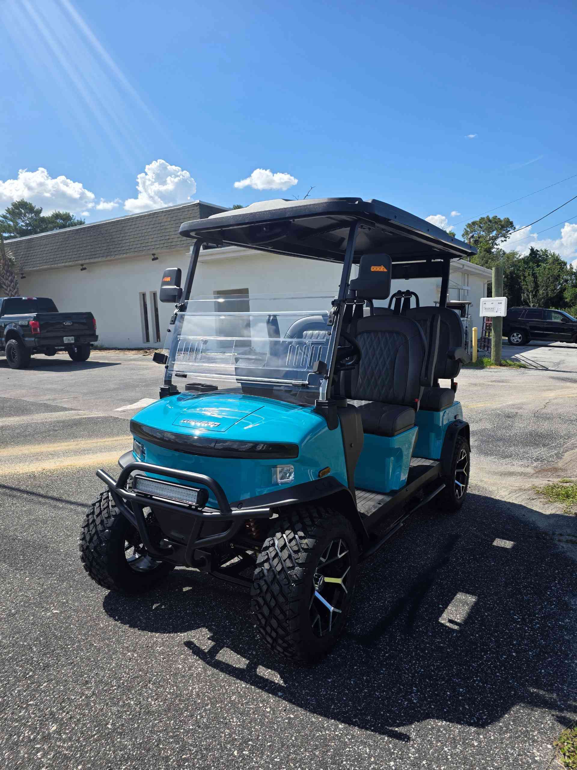 2026 Denago Rover XL Golf Cart in Aqua